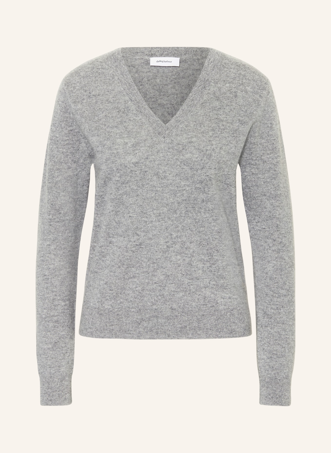 darling harbour Cashmere sweater, Color: GRAU MELANGE (Image 1)