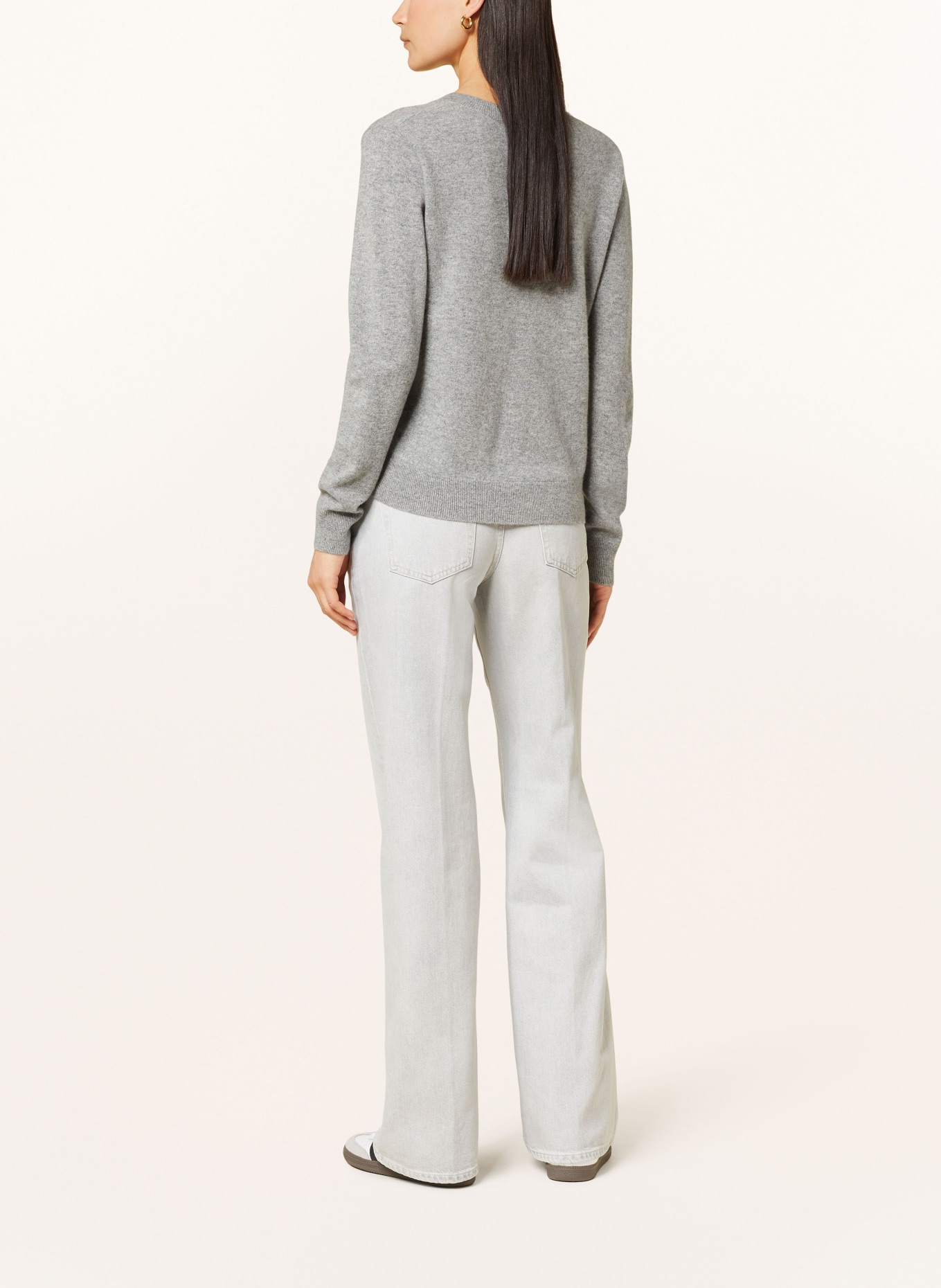 darling harbour Cashmere sweater, Color: GRAU MELANGE (Image 3)