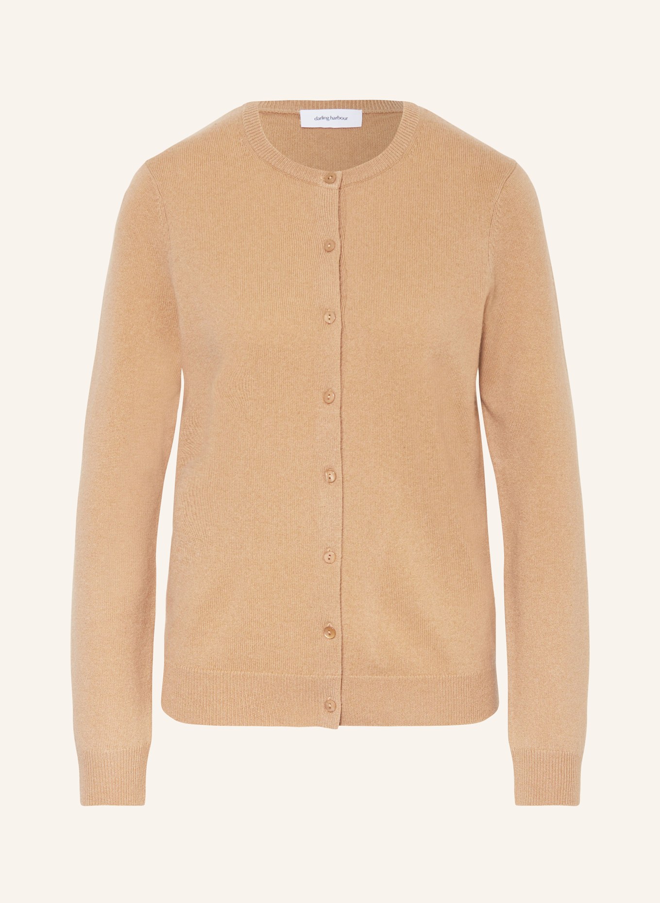 darling harbour Cashmere cardigan, Color: CAMEL (Image 1)