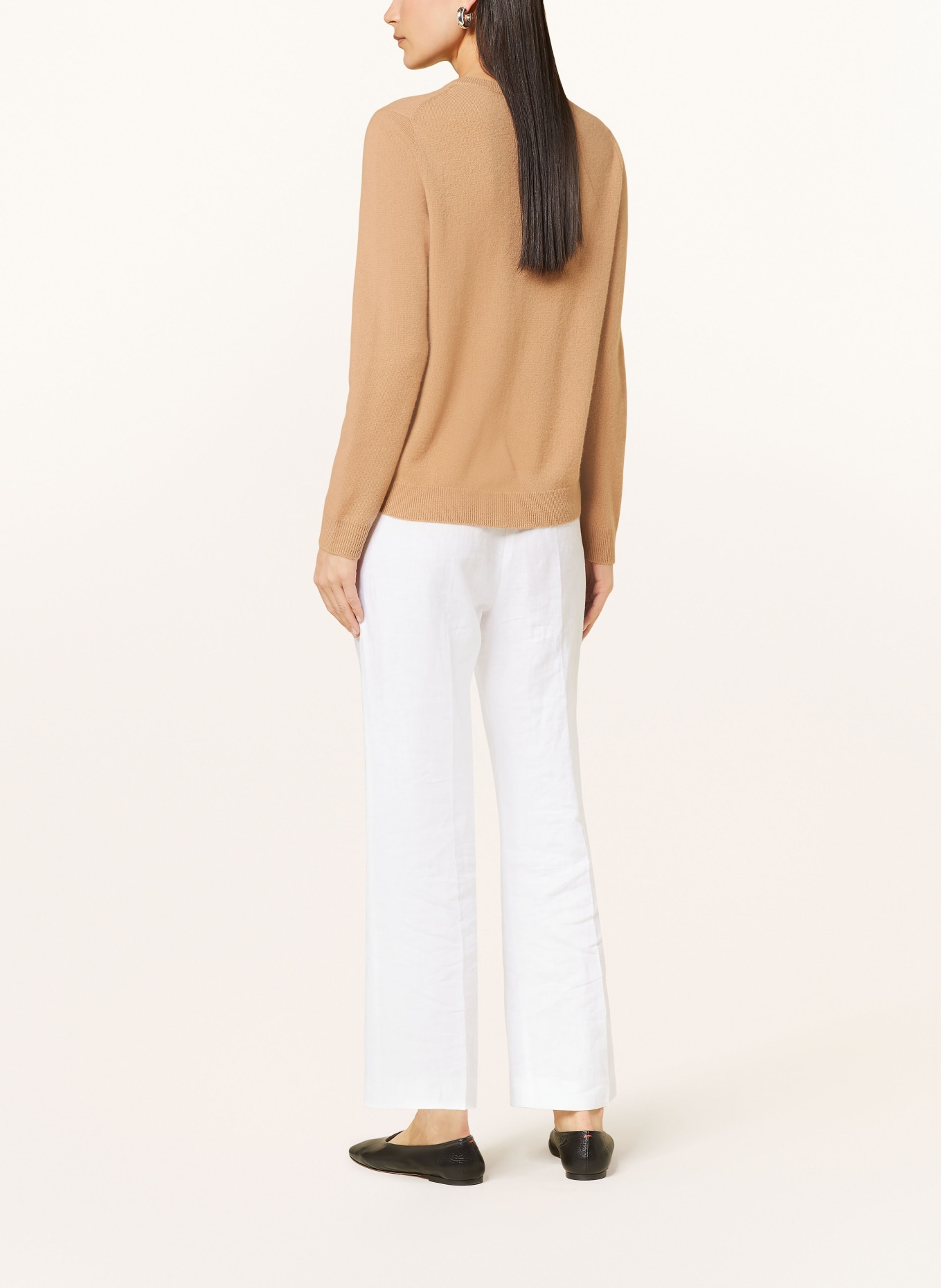 darling harbour Cashmere cardigan, Color: CAMEL (Image 3)