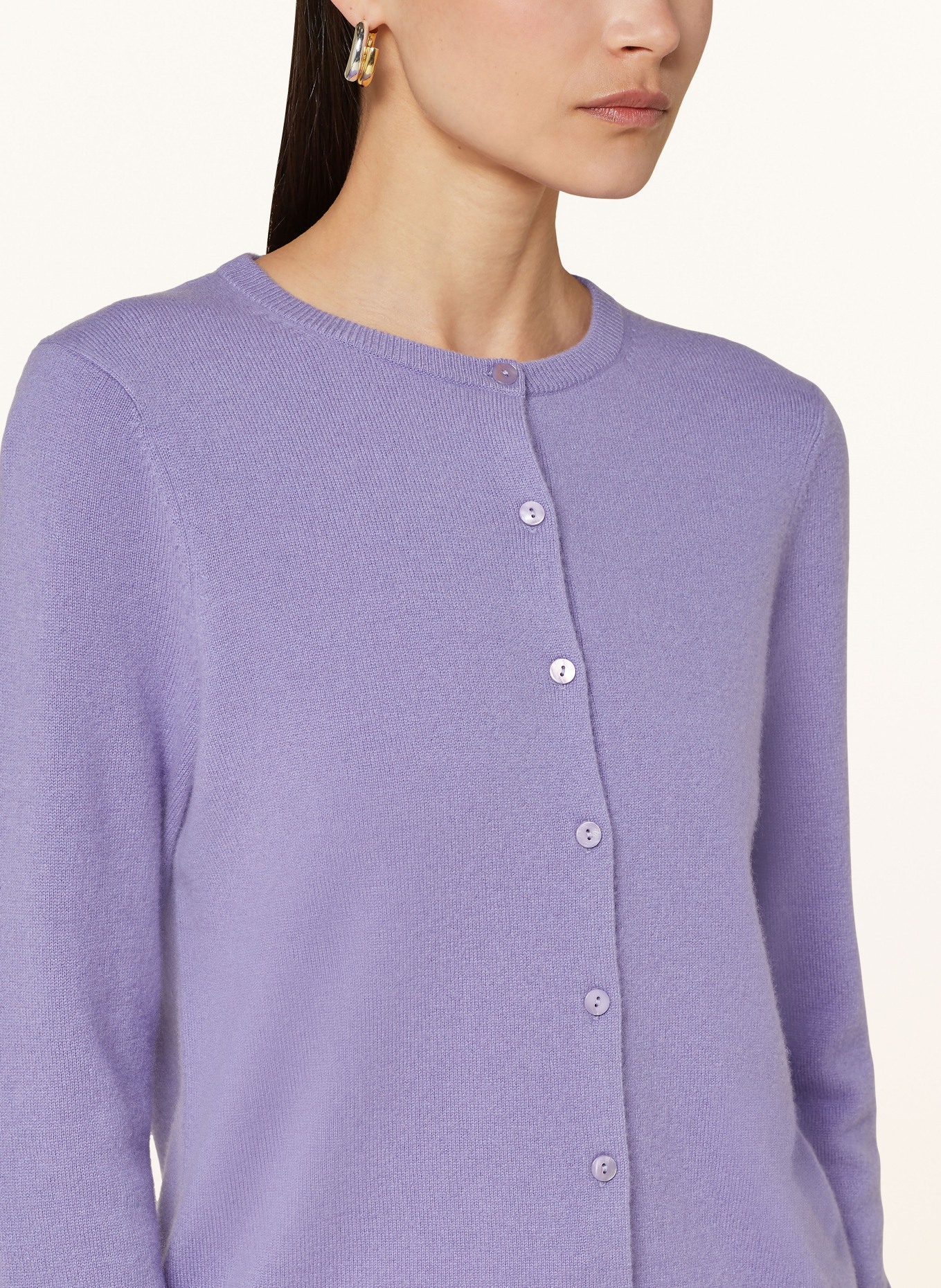 darling harbour Cashmere cardigan, Color: LAVENDEL (Image 4)