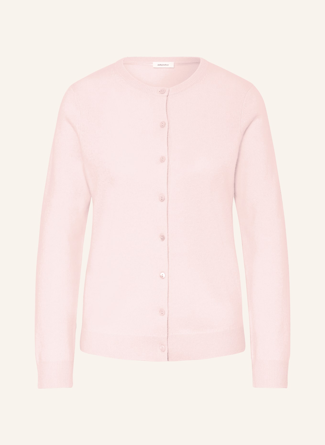 darling harbour Cashmere cardigan, Color: LIGHT PINK (Image 1)