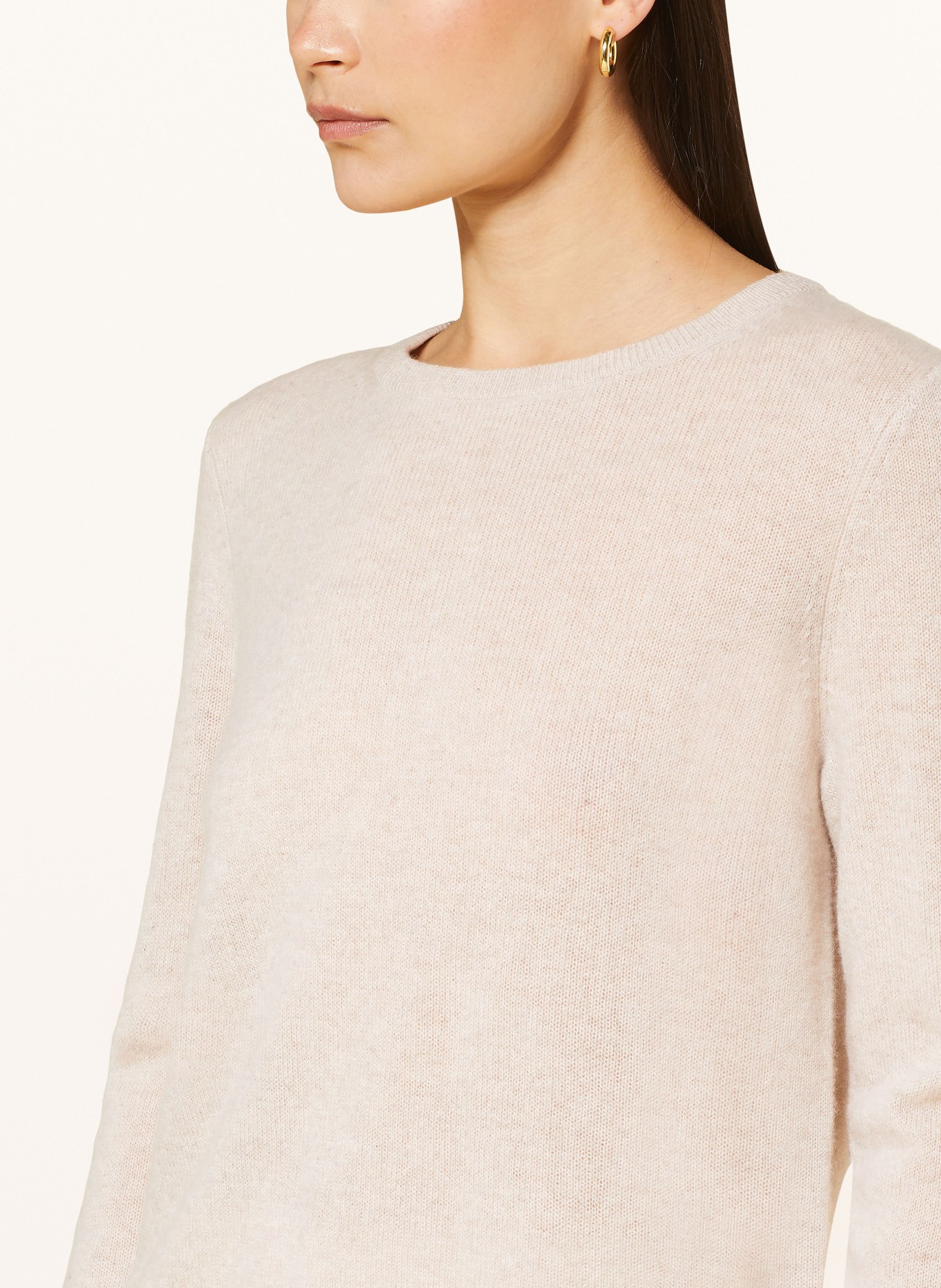 darling harbour Cashmere-Pullover, Farbe: CREME (Bild 4)