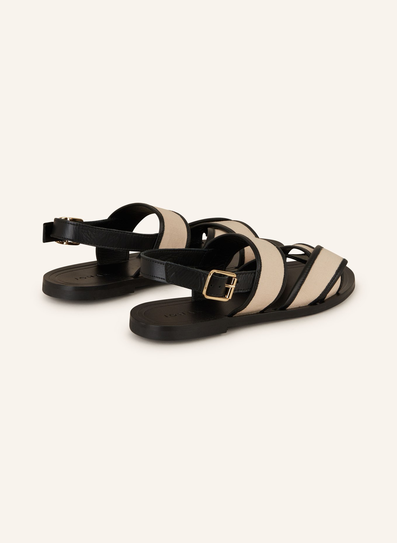 JONAK Sandals LILA, Color: BLACK/ BEIGE (Image 2)