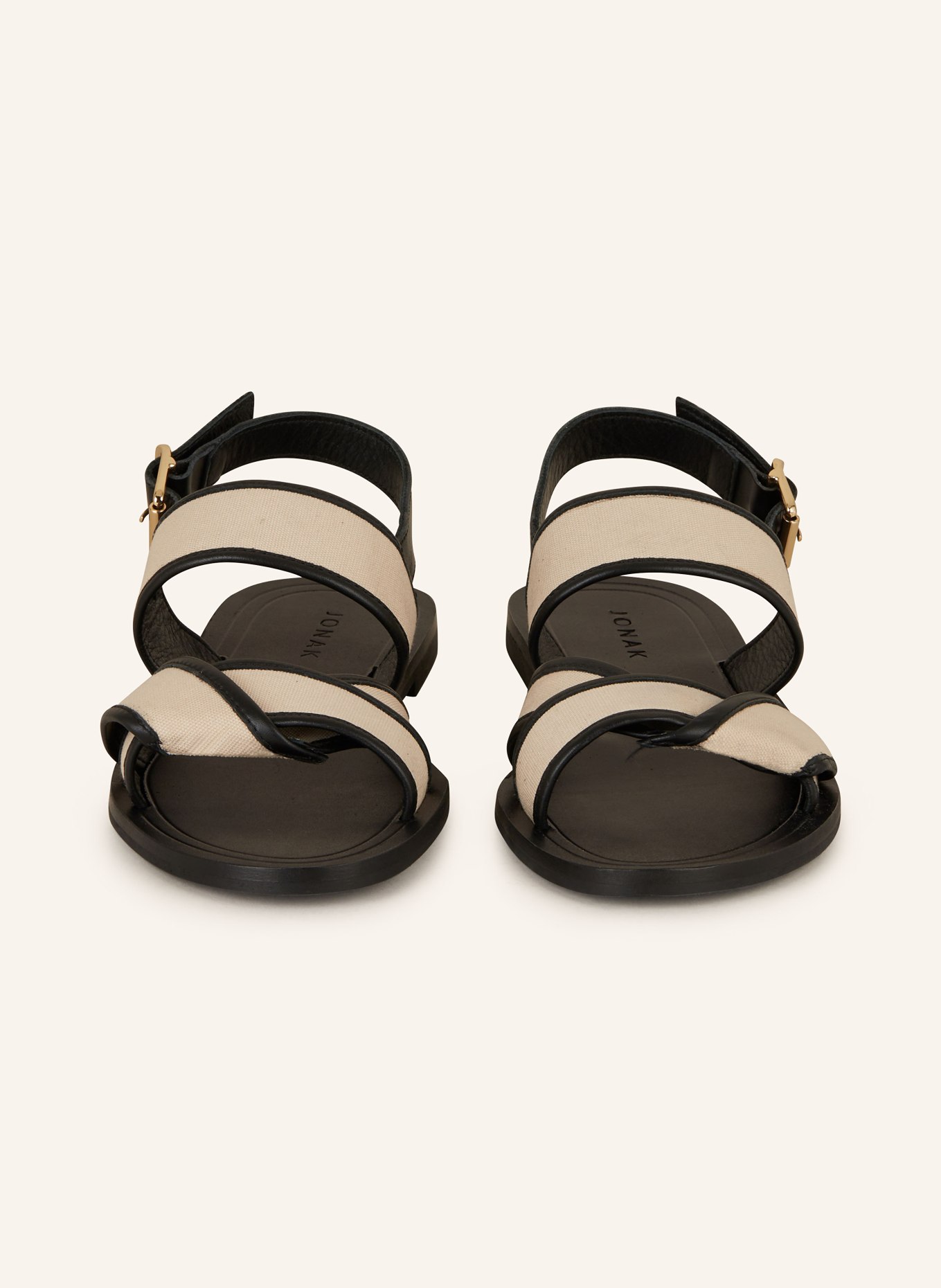 JONAK Sandals LILA, Color: BLACK/ BEIGE (Image 3)