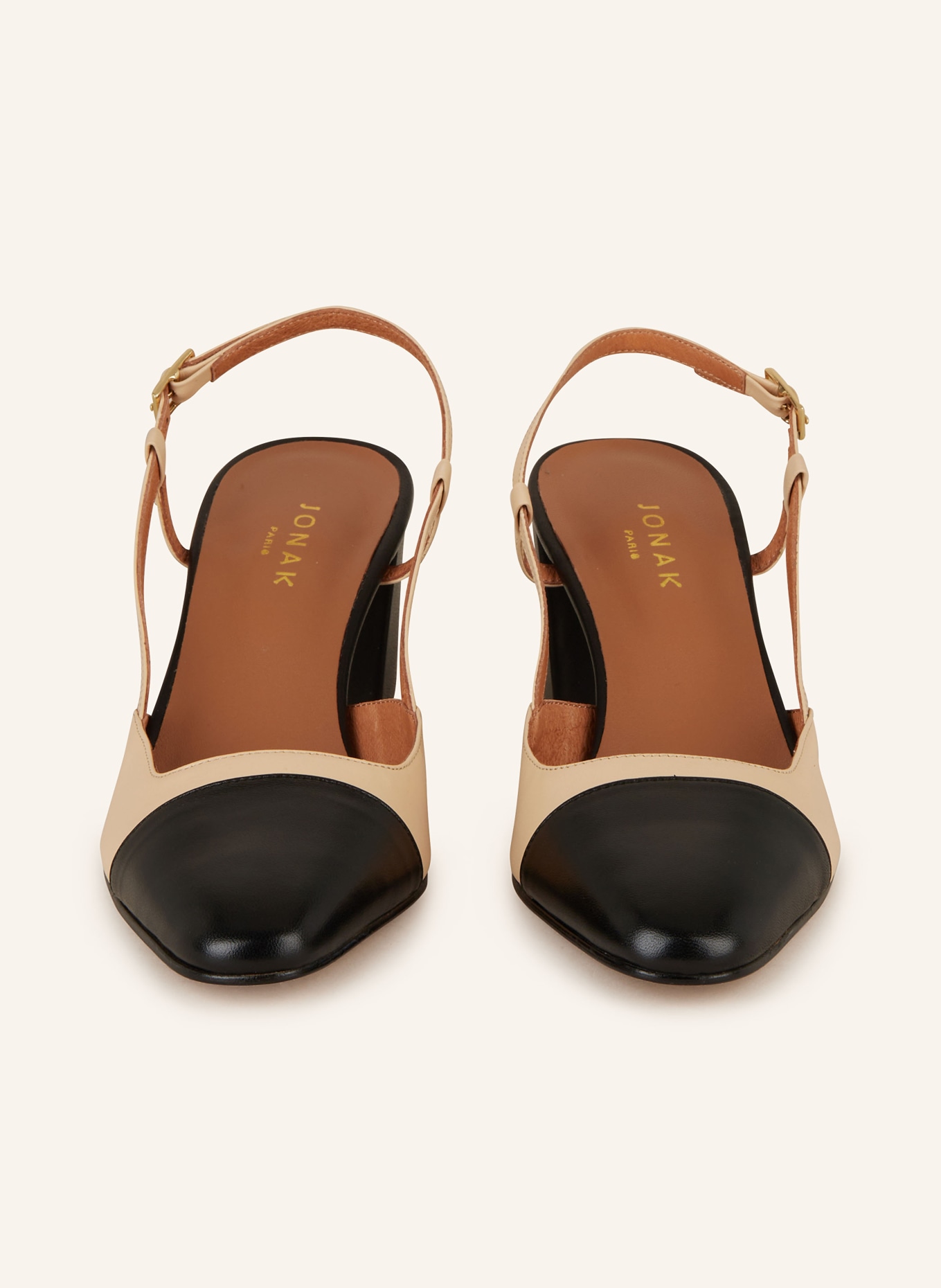 JONAK Sandals DHAPOP, Color: BLACK/ BEIGE (Image 3)