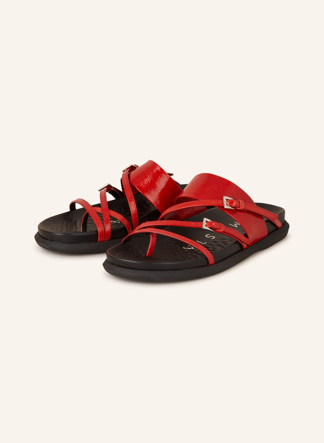 MIISTA Sandals BAHIA, Color: RED (Image 1)