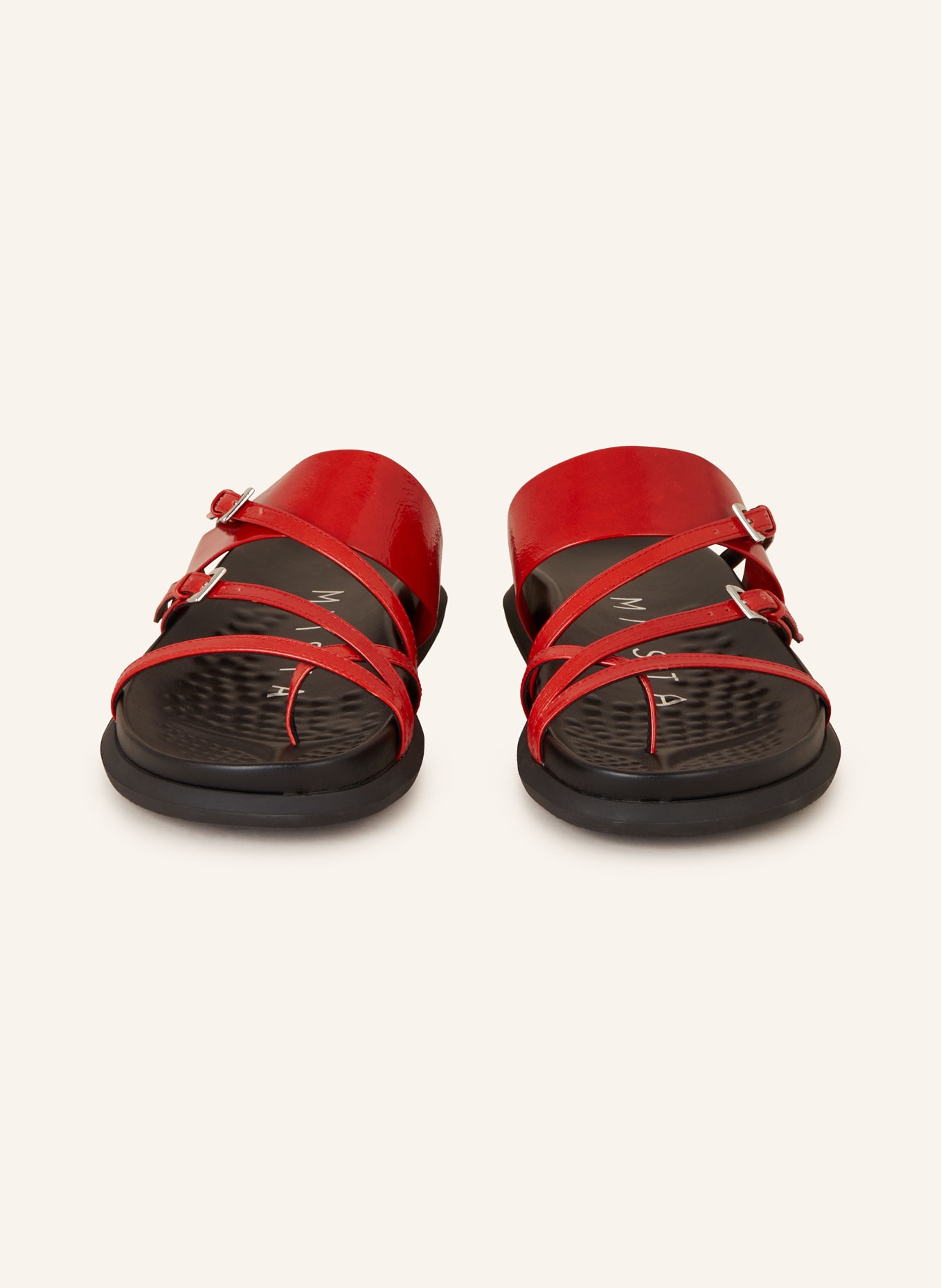 MIISTA Sandals BAHIA, Color: RED (Image 3)