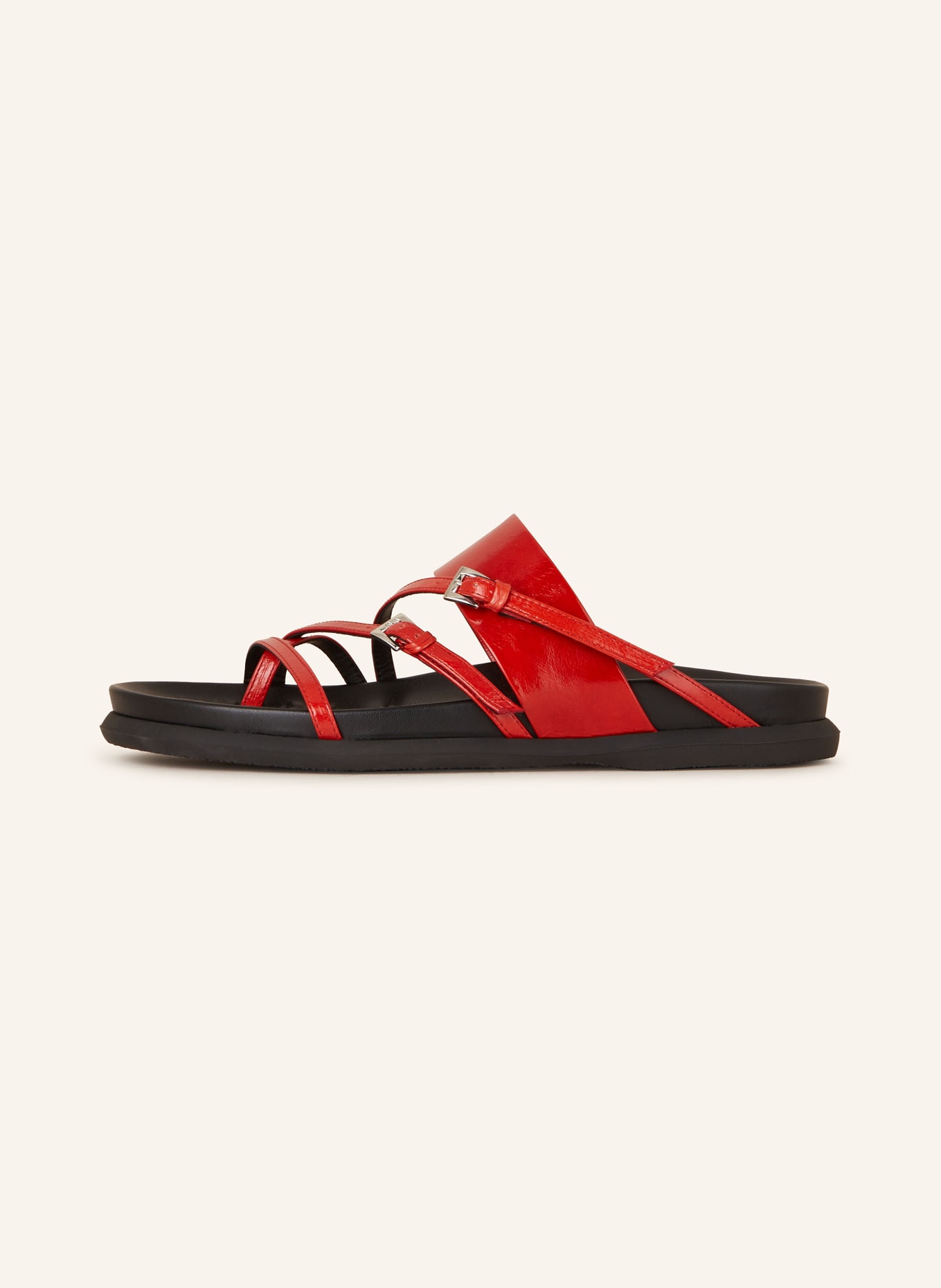 MIISTA Sandals BAHIA, Color: RED (Image 4)
