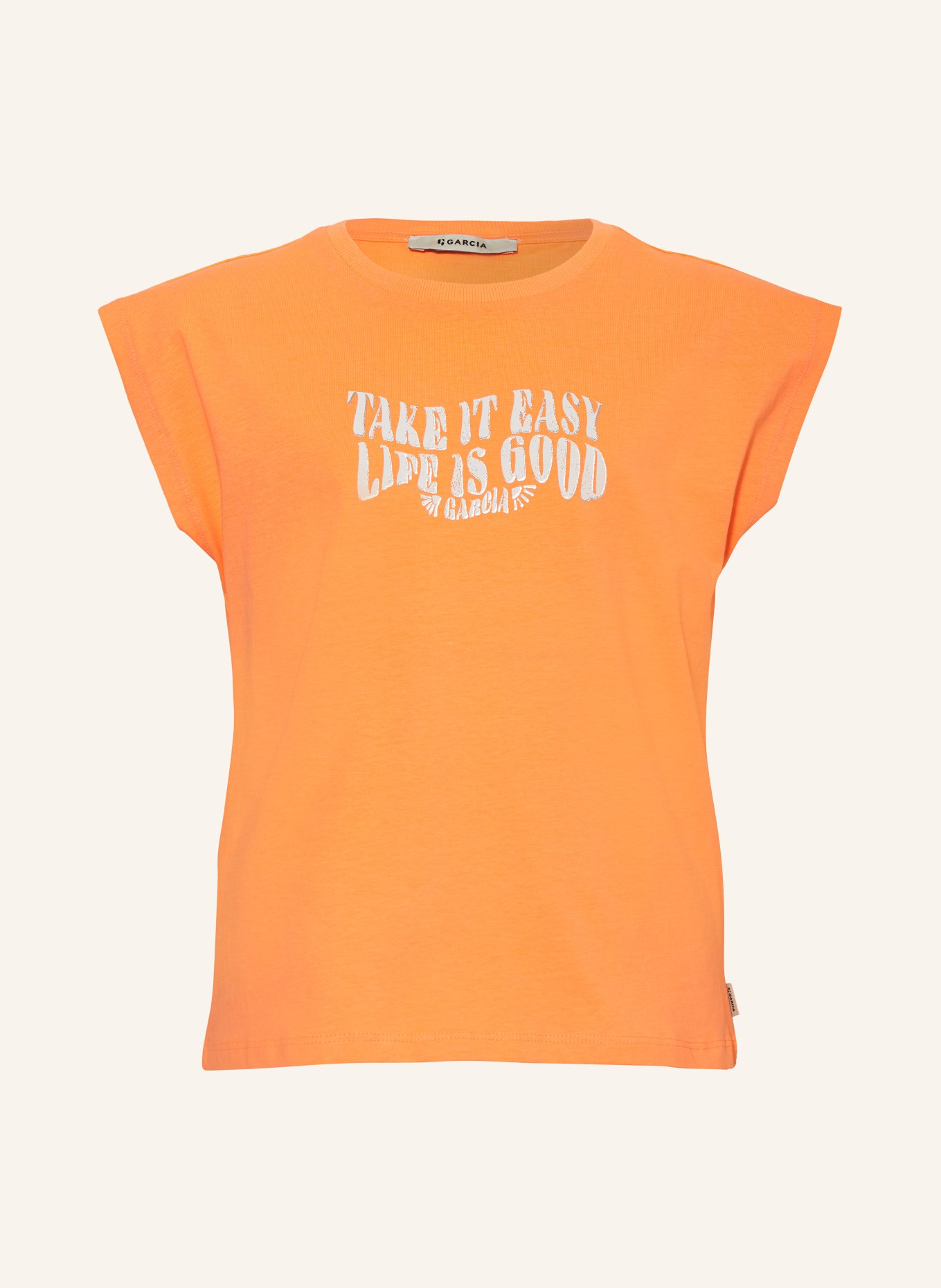 GARCIA T-shirt, Kolor: POMARAŃCZOWY/ BIAŁY (Obrazek 1)