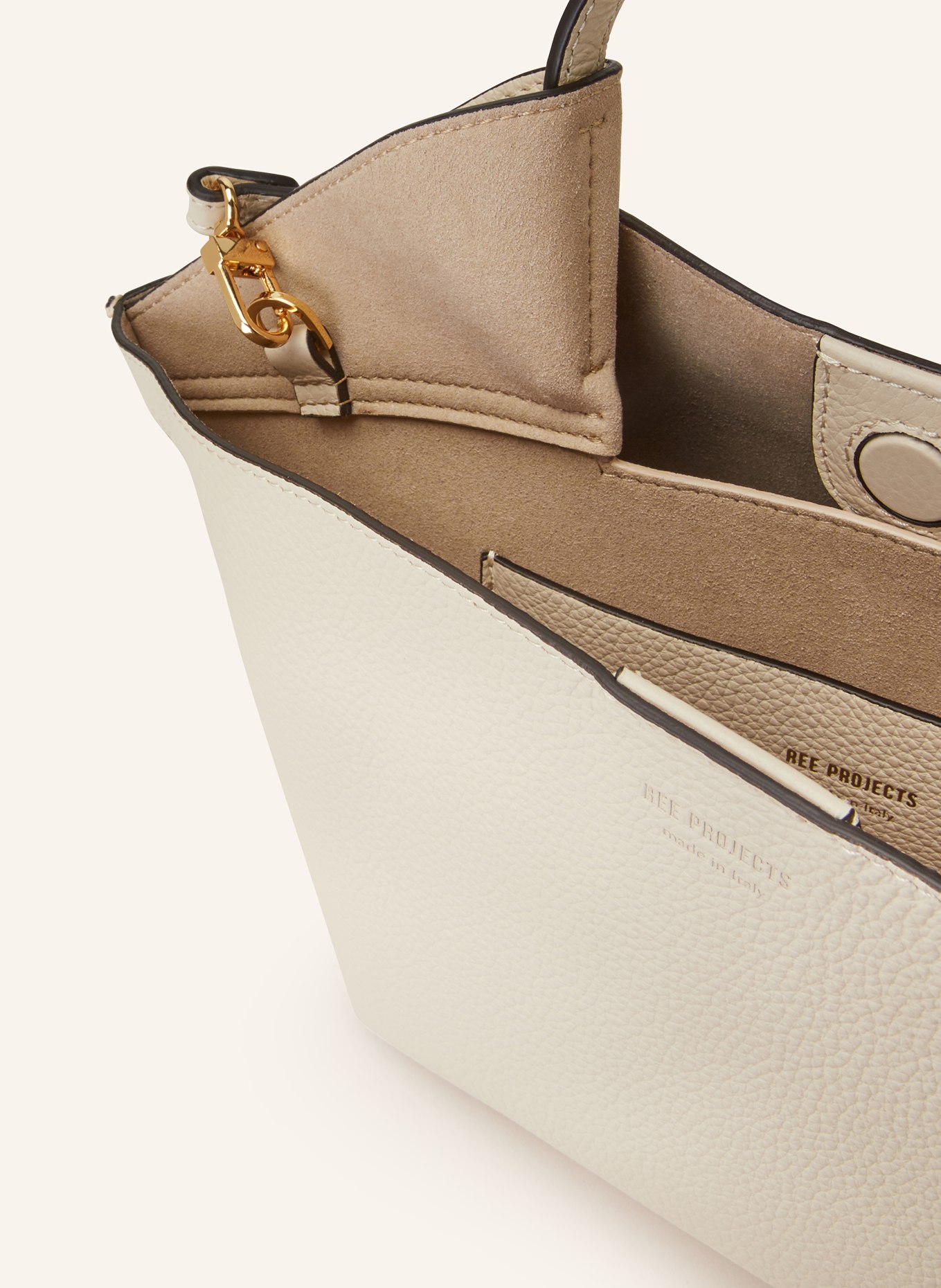 REE PROJECTS Handbag ANN TOTE MINI, Color: BEIGE (Image 3)