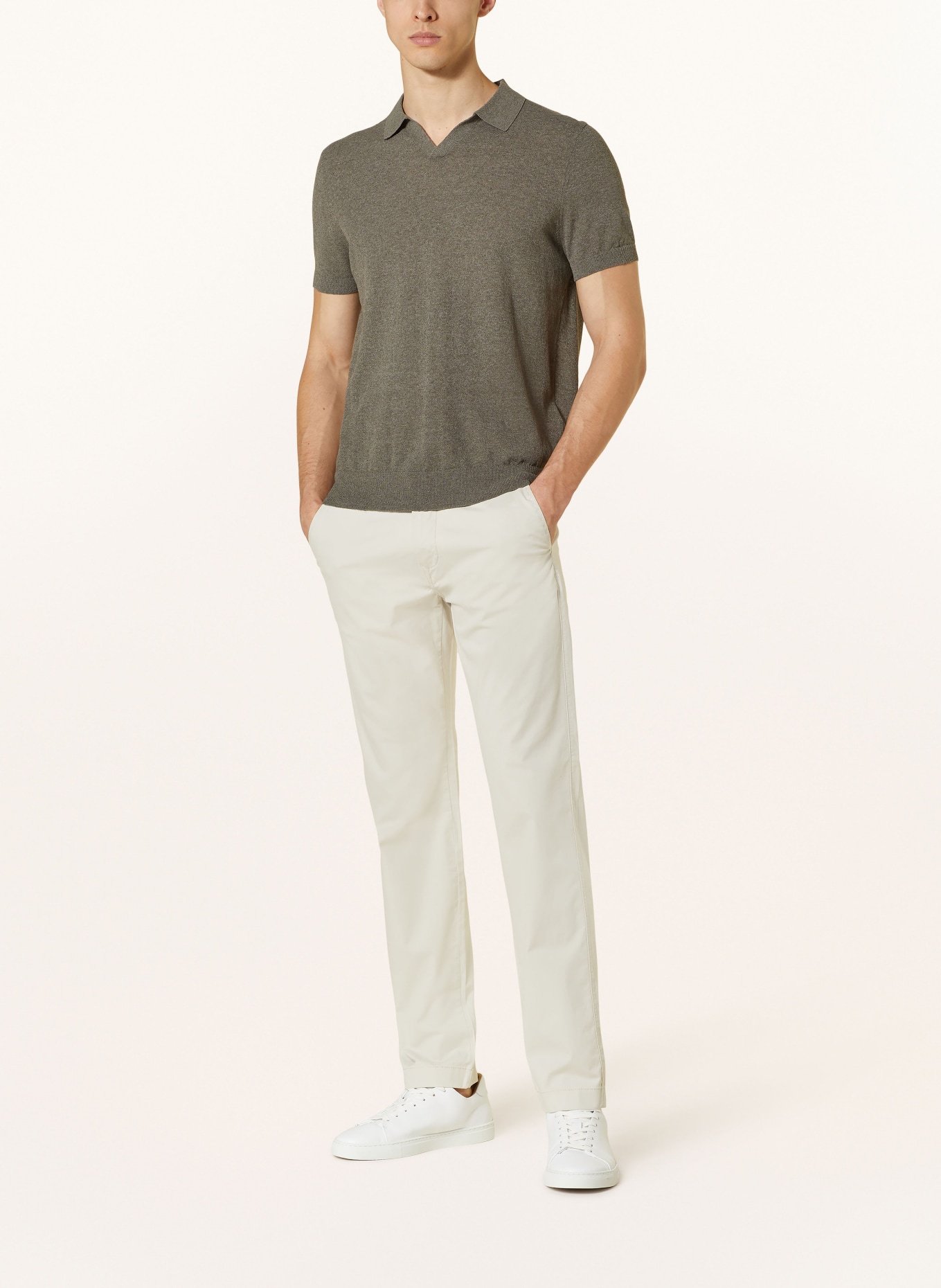 pierre cardin Chino LYON tapered fit, Color: CREAM (Image 2)