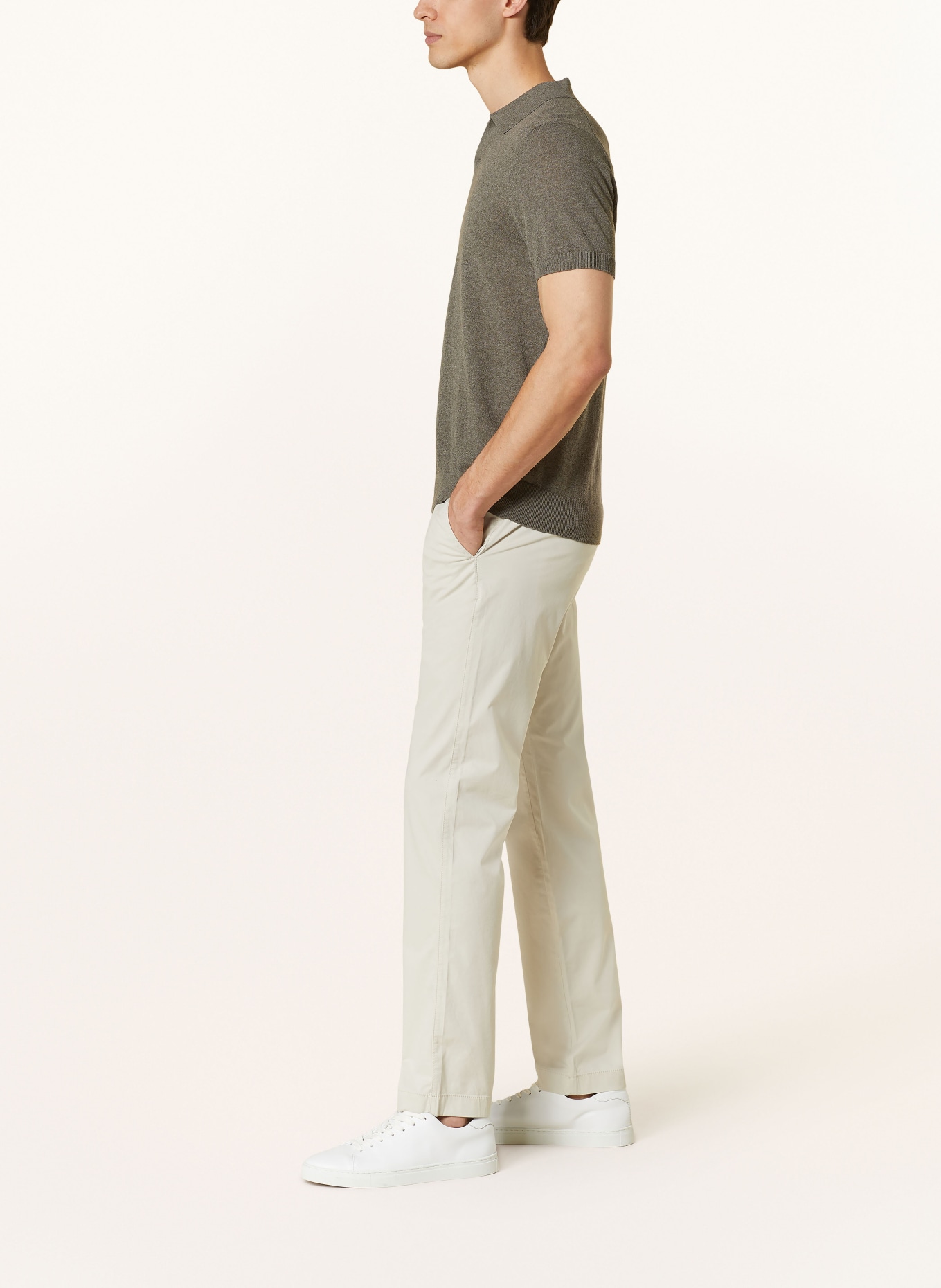 pierre cardin Chino LYON tapered fit, Color: CREAM (Image 4)