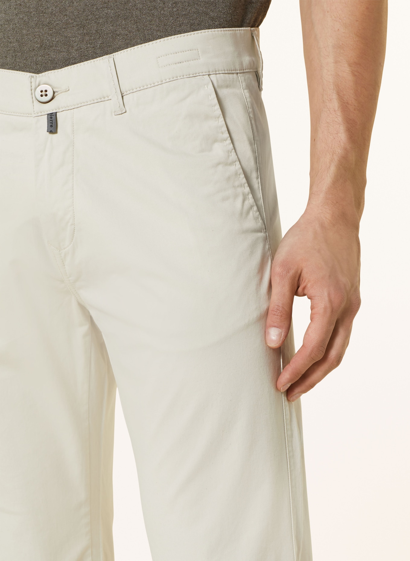 pierre cardin Chino LYON tapered fit, Color: CREAM (Image 5)