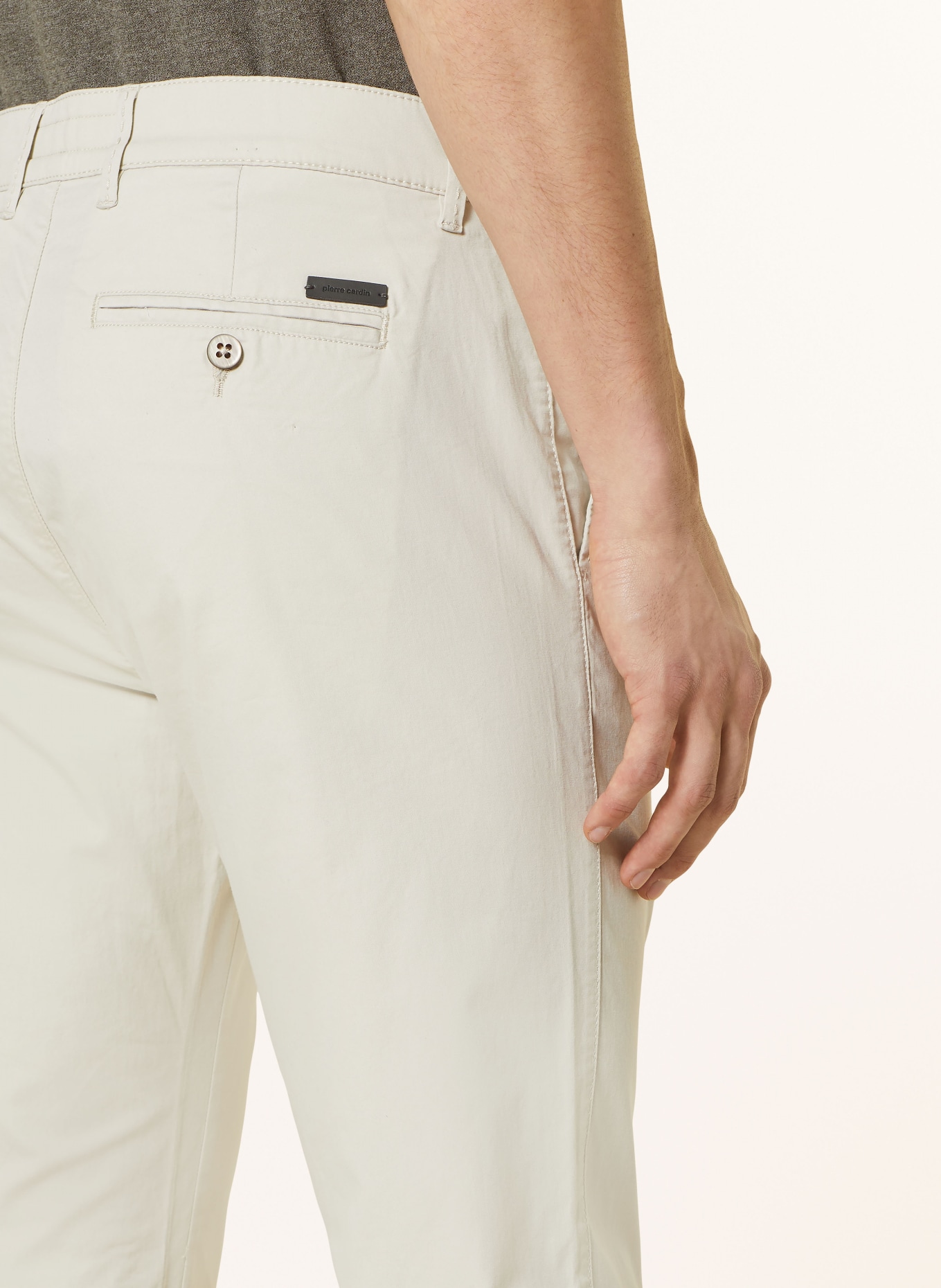 pierre cardin Chino LYON tapered fit, Color: CREAM (Image 6)