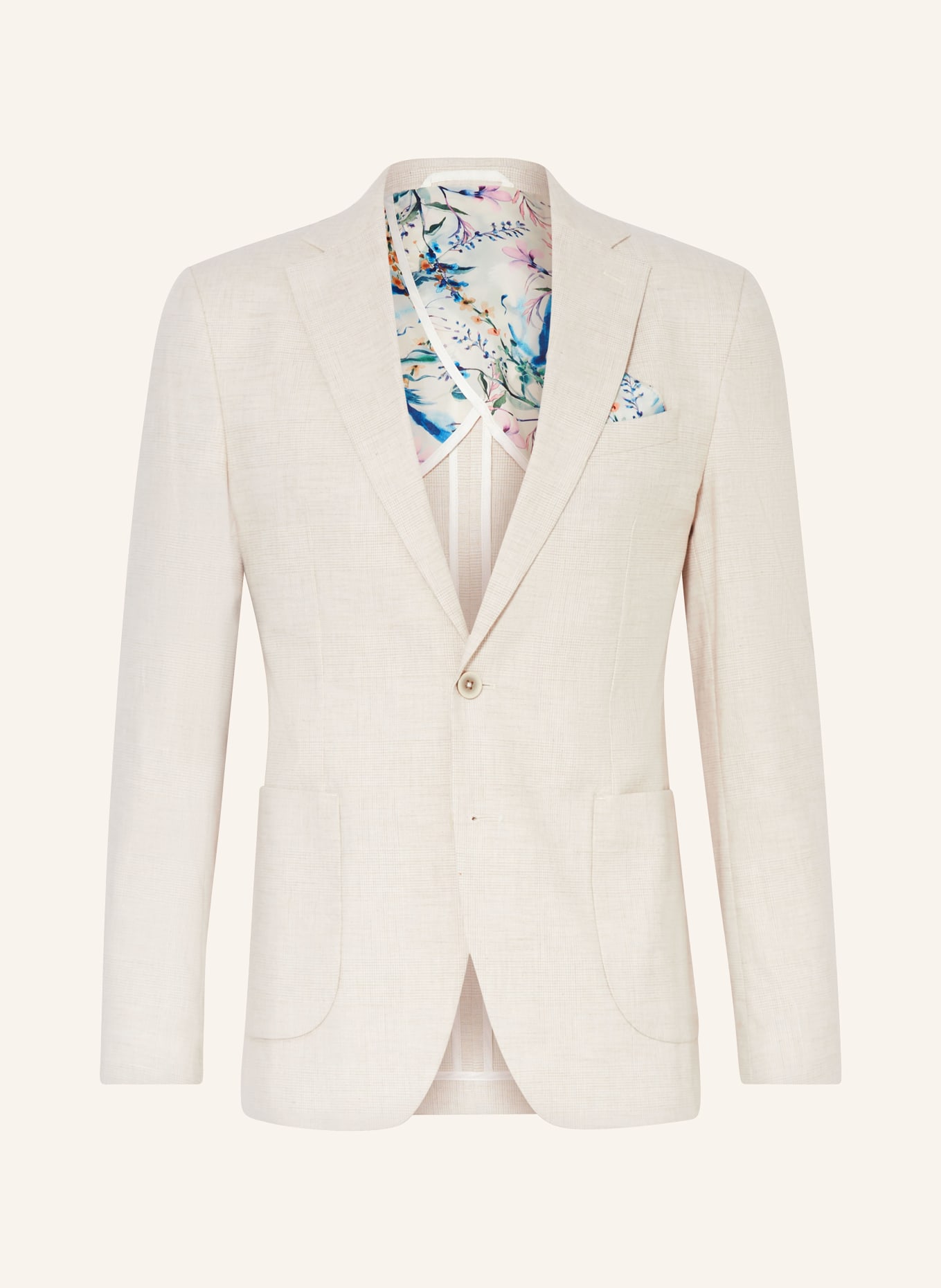 PAUL Suit jacket Slim Fit, Color: 210 Light Beige Check (Image 1)
