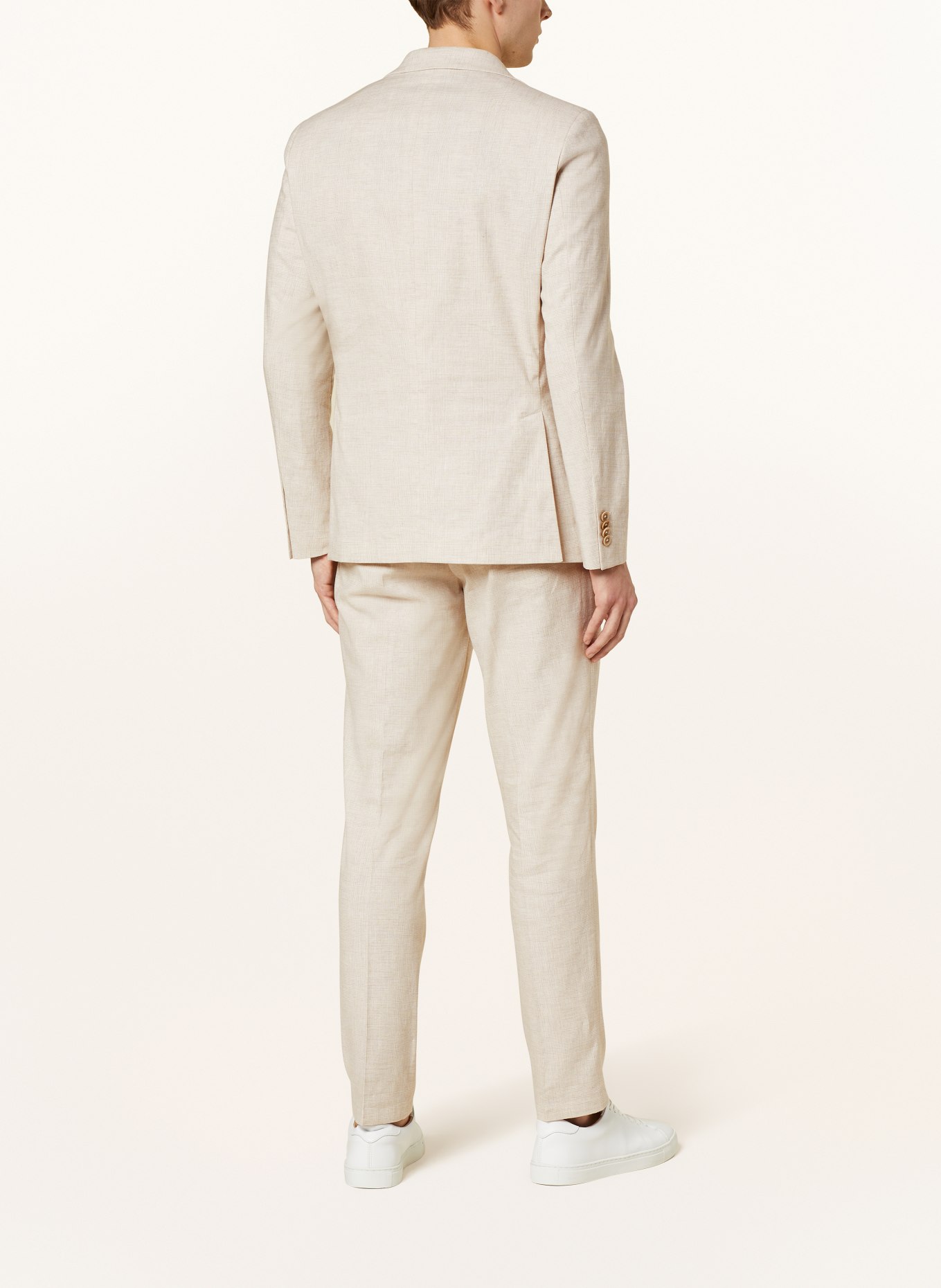PAUL Suit jacket Slim Fit, Color: 210 Light Beige Check (Image 3)
