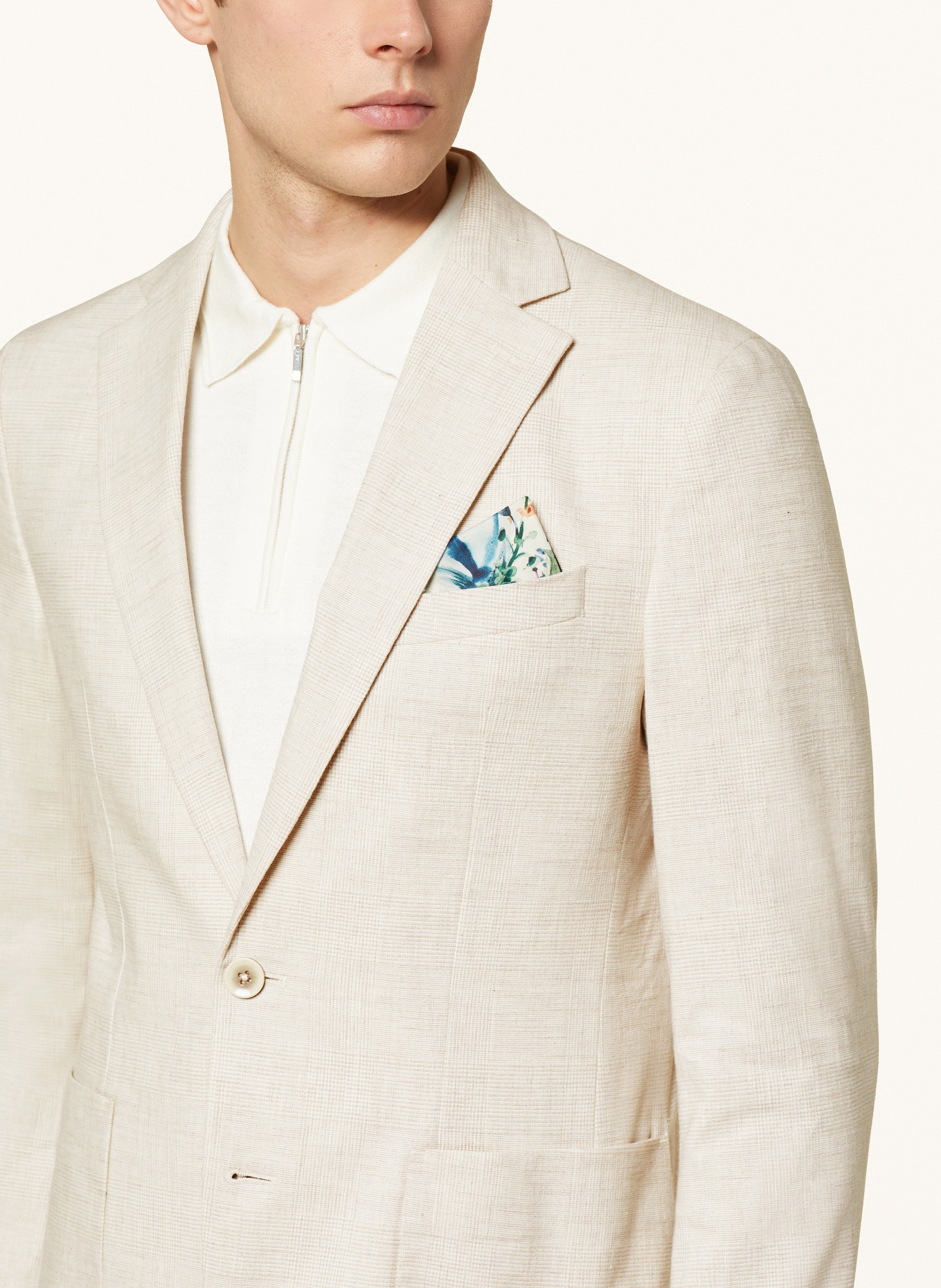 PAUL Suit jacket Slim Fit, Color: 210 Light Beige Check (Image 5)