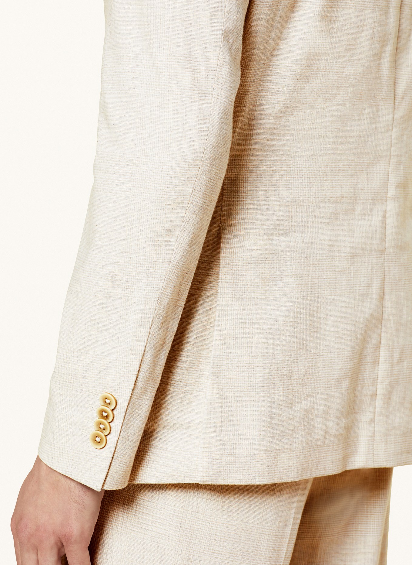 PAUL Suit jacket Slim Fit, Color: 210 Light Beige Check (Image 6)