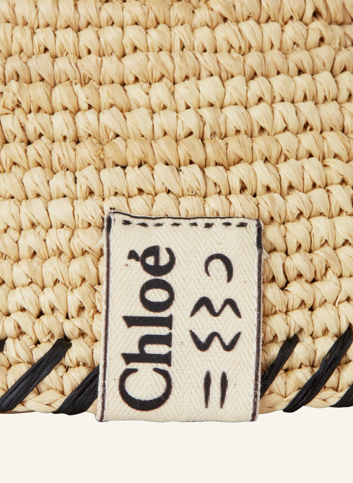 Chloé Straw hat, Color: BEIGE-BLACK (Image 3)