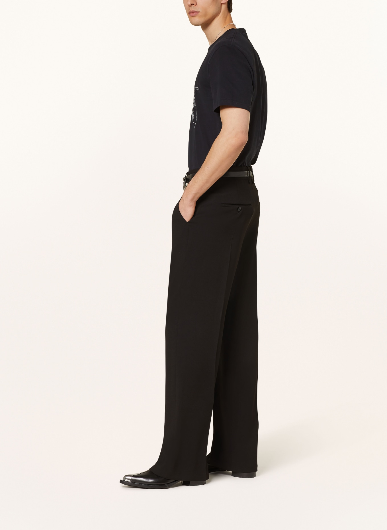 ISABEL MARANT Oblekové kalhoty NOEVA, Barva: 01BK BLACK (Obrázek 5)