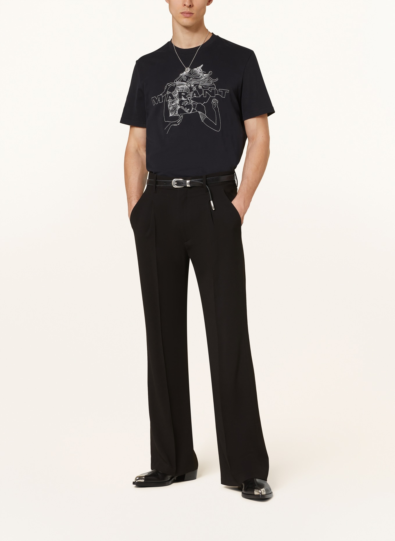 ISABEL MARANT T-shirt HONORE, Color: BLACK (Image 2)