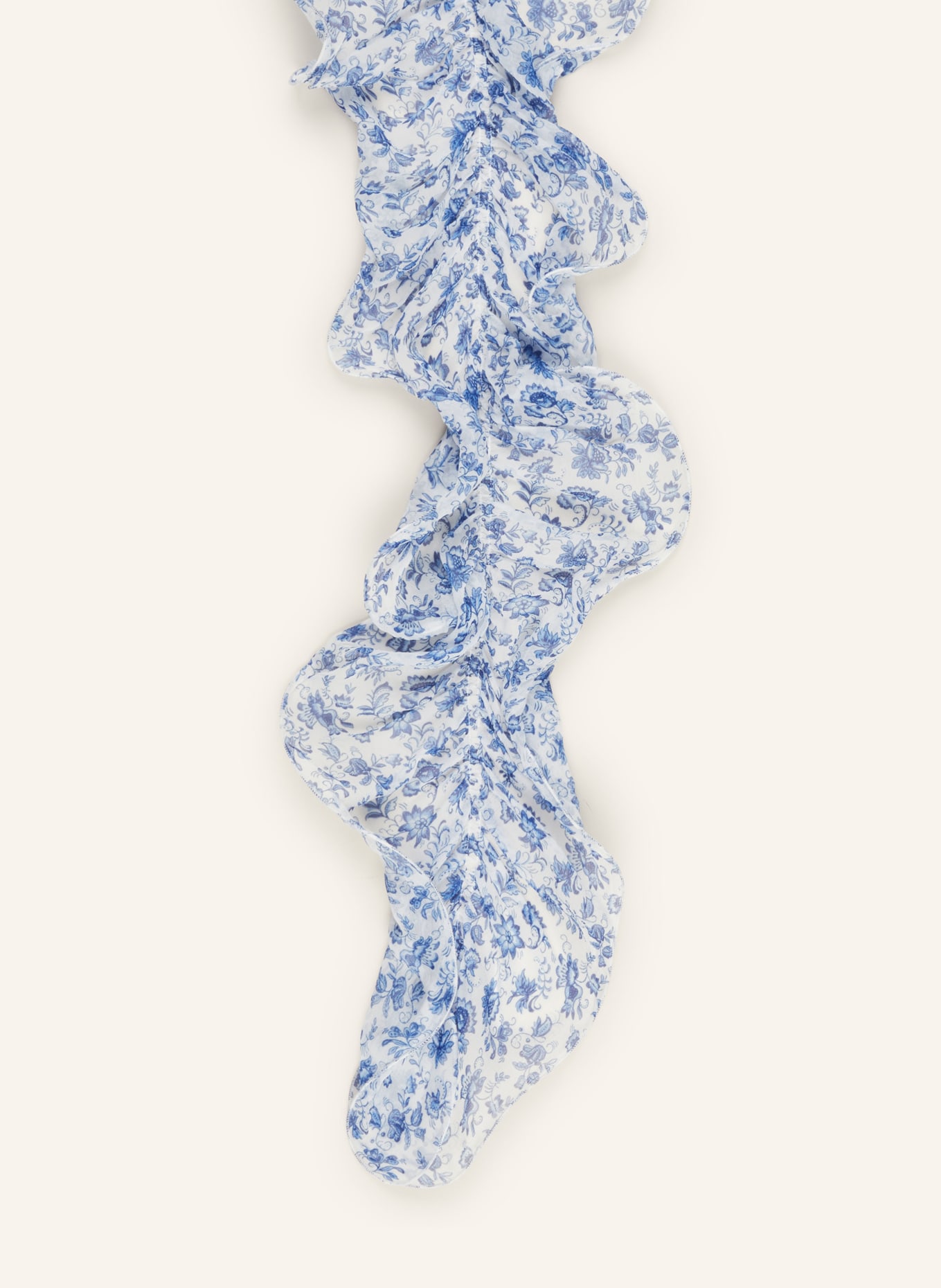 LAUREN RALPH LAUREN Scarf, Color: WHITE/ BLUE (Image 1)