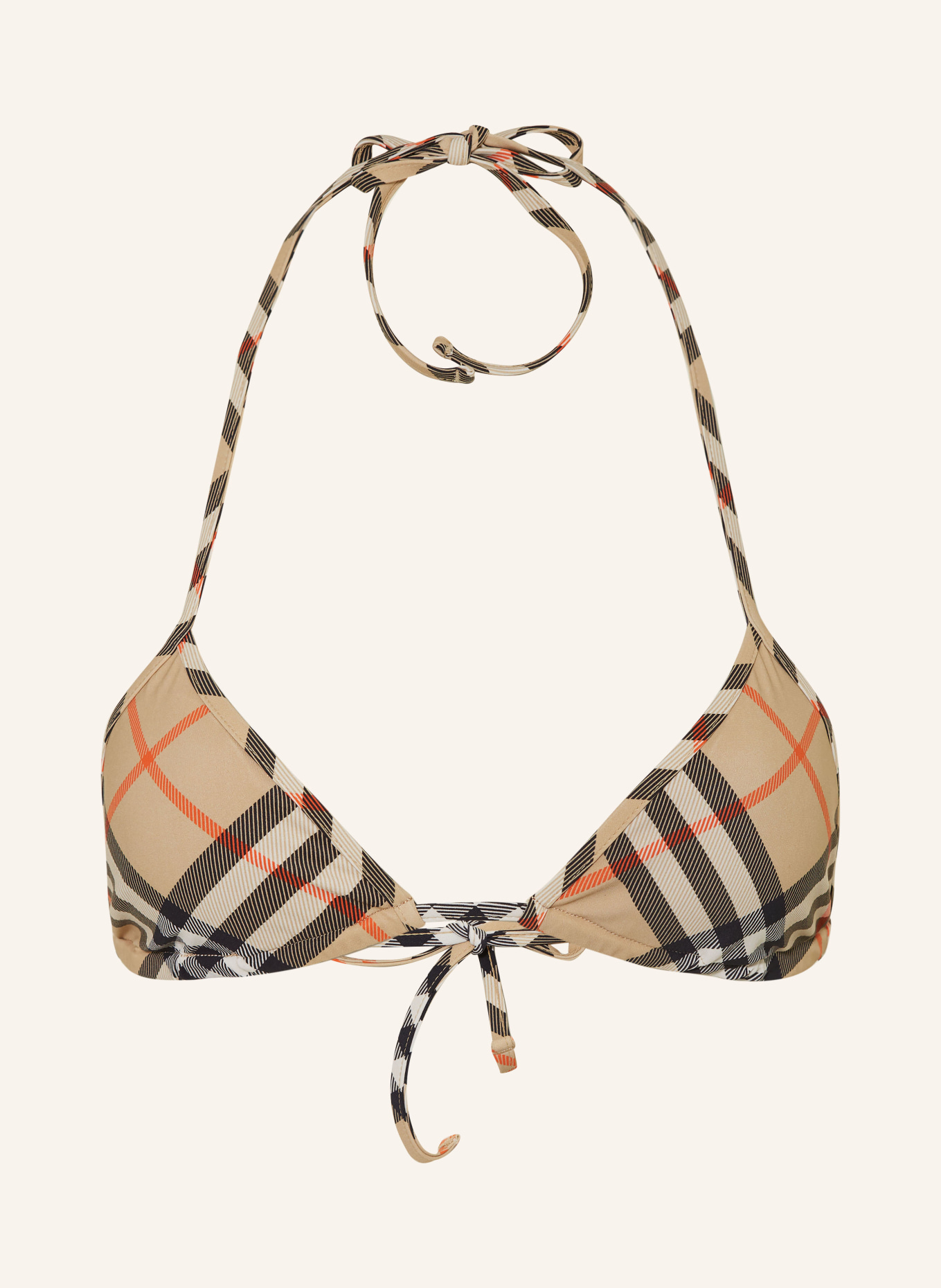 BURBERRY Triangle bikini top, Color: BEIGE (Image 1)