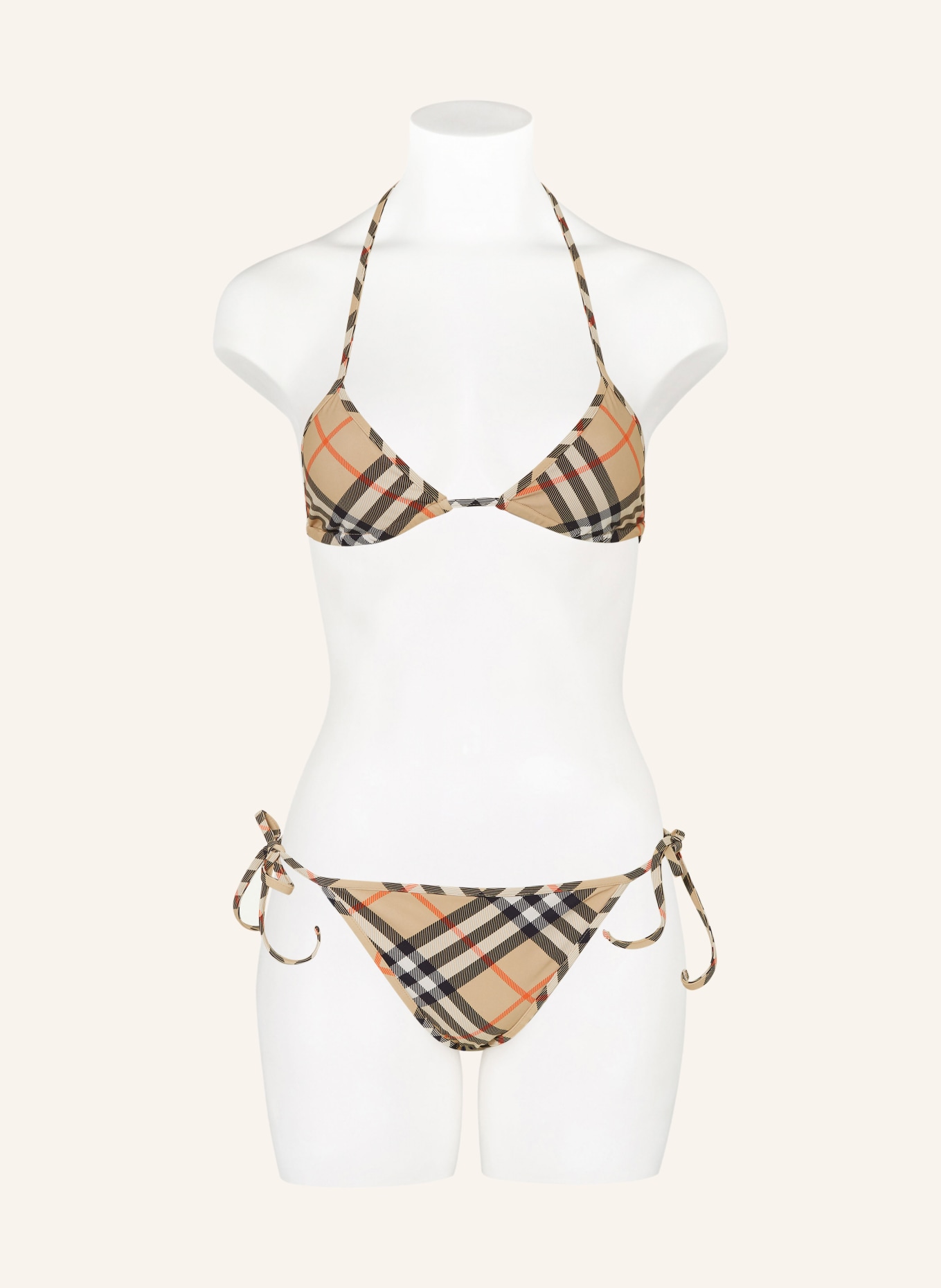 BURBERRY Triangel-Bikini-Top, Farbe: BEIGE (Bild 2)