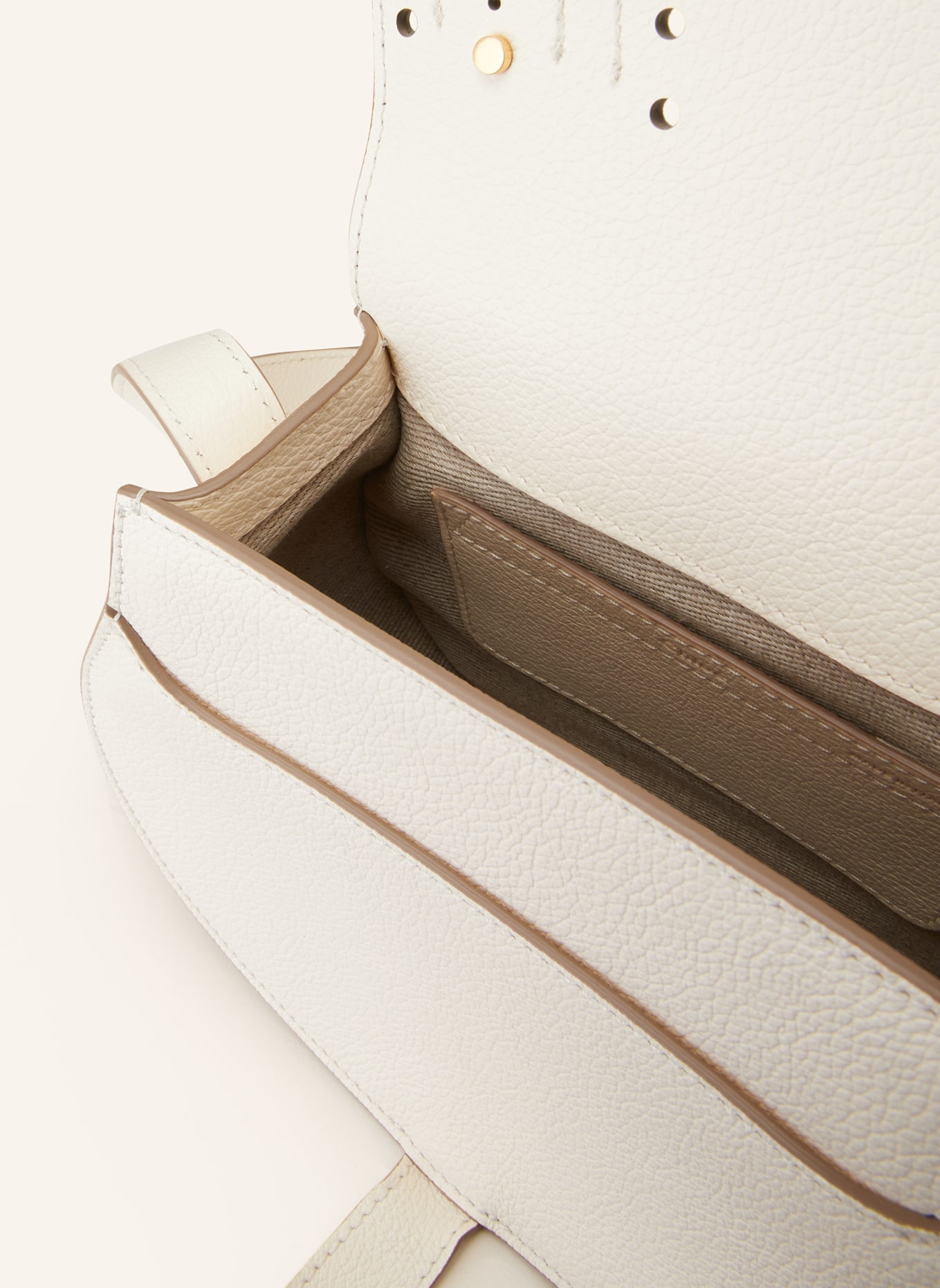 Chloé Crossbody bag MARCIE with rivets, Color: MISTY IVORY (Image 3)