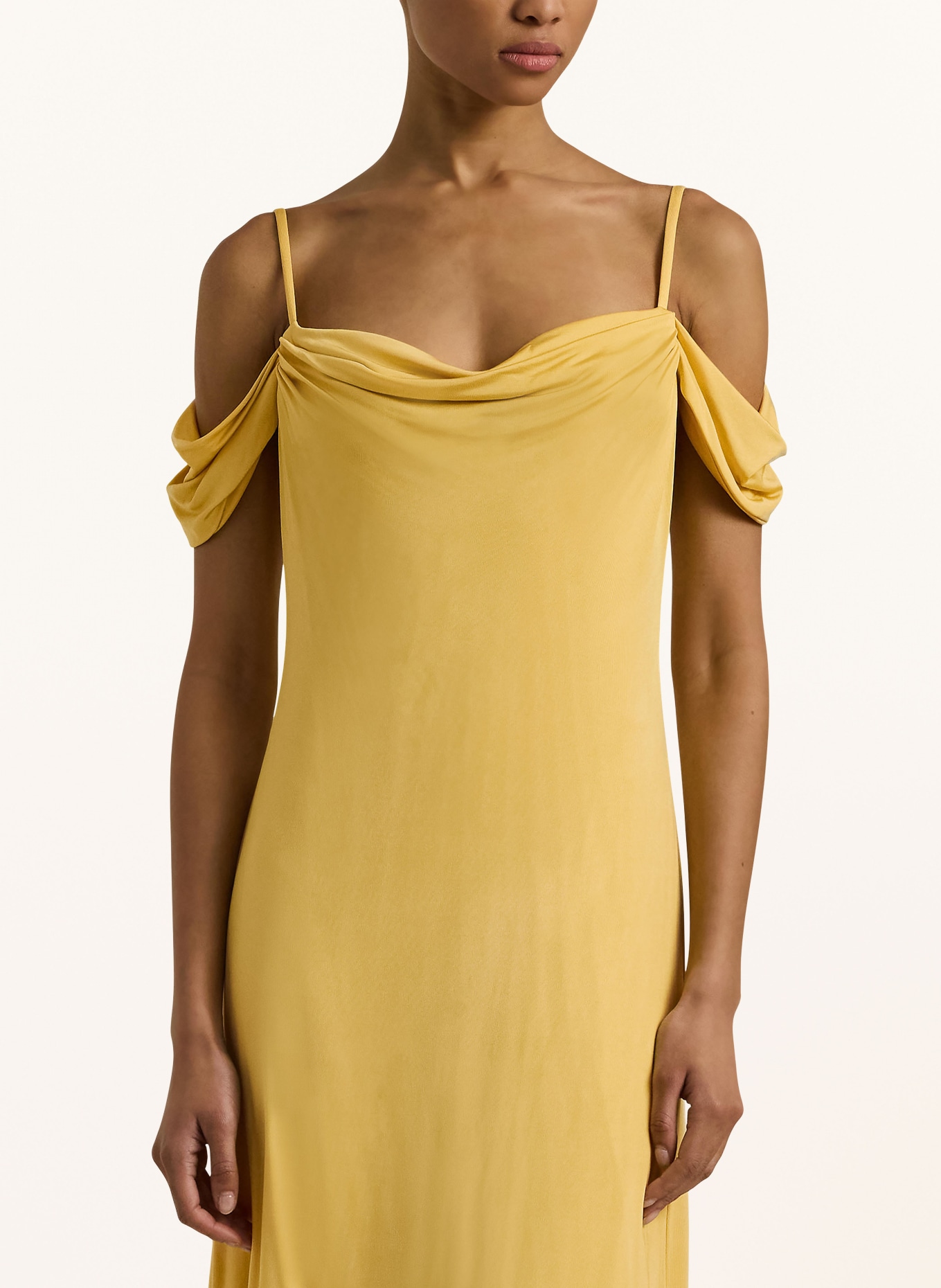 LAUREN RALPH LAUREN Večerní šaty SCHETNAY z žerzejového materiálu, Barva: ŽLUTÁ (Obrázek 4)