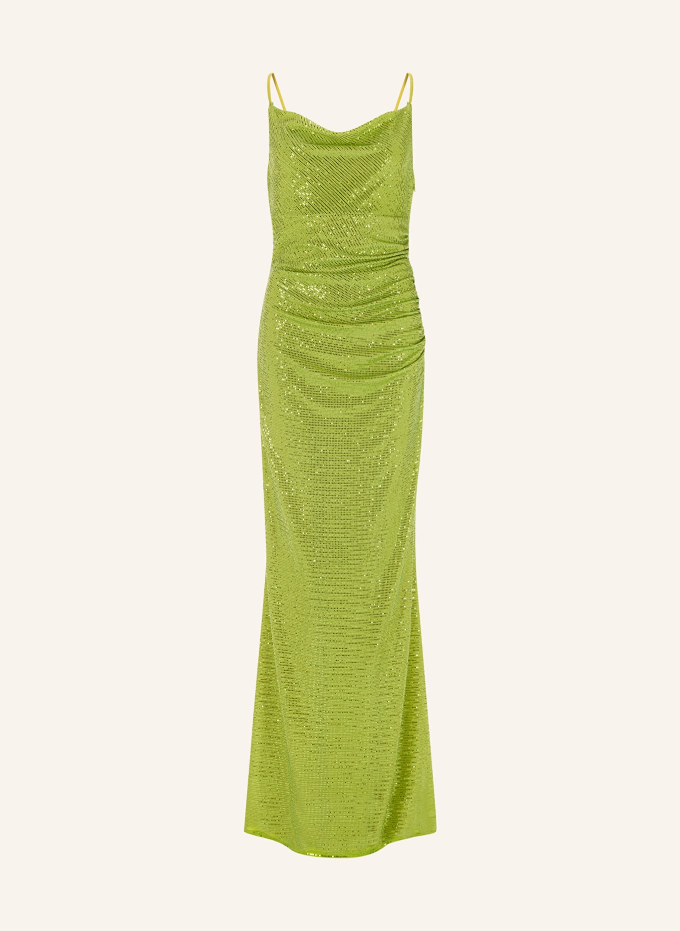 SWING Evening dress with sequins, Color: LIGHT GREEN (Image 1)