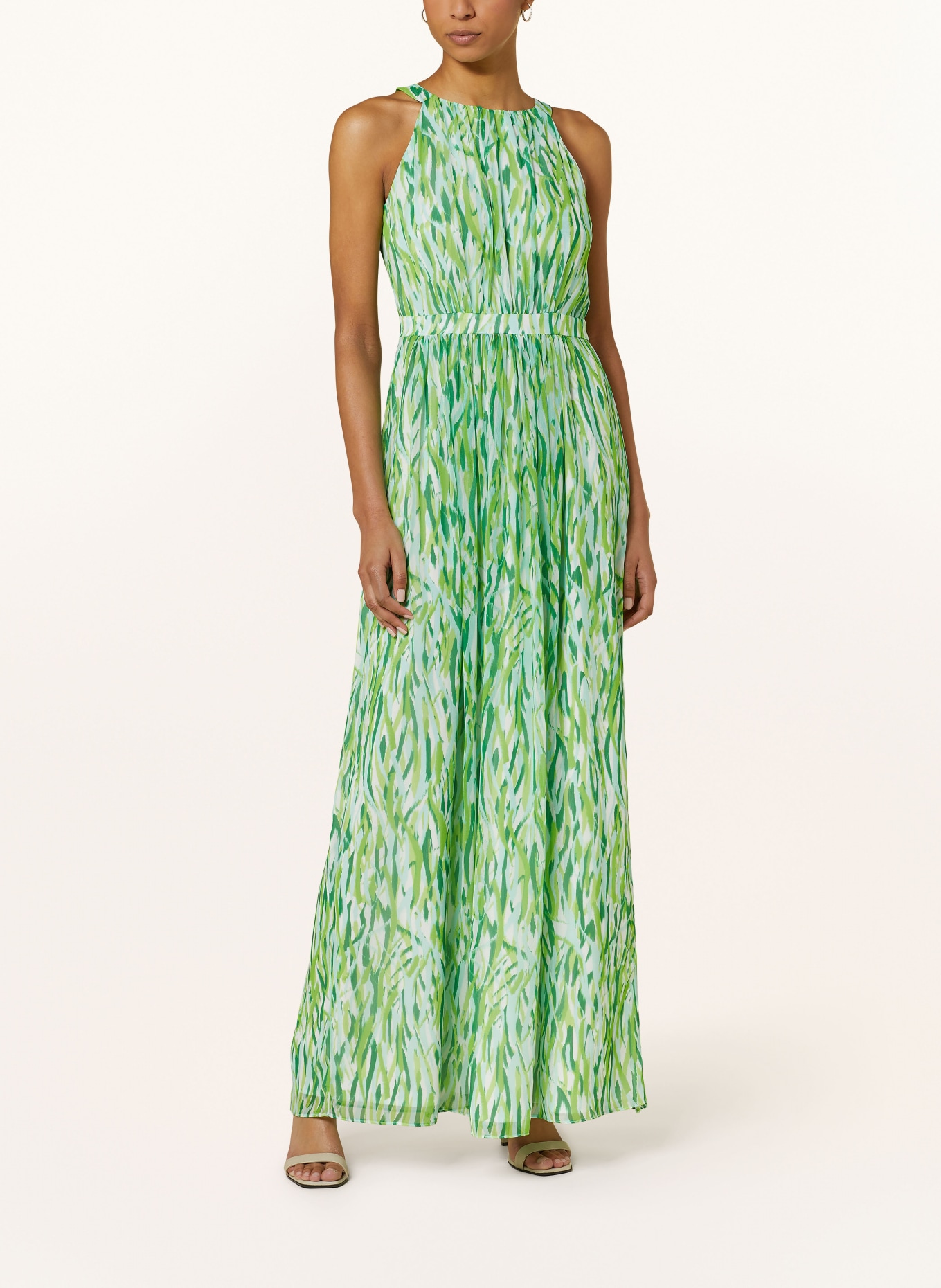 SWING Evening dress, Color: GREEN/ DARK GREEN/ LIGHT GREEN (Image 2)