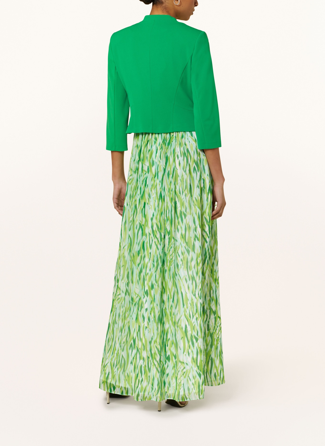 SWING Bolero with 3/4 sleeves, Color: GREEN (Image 3)