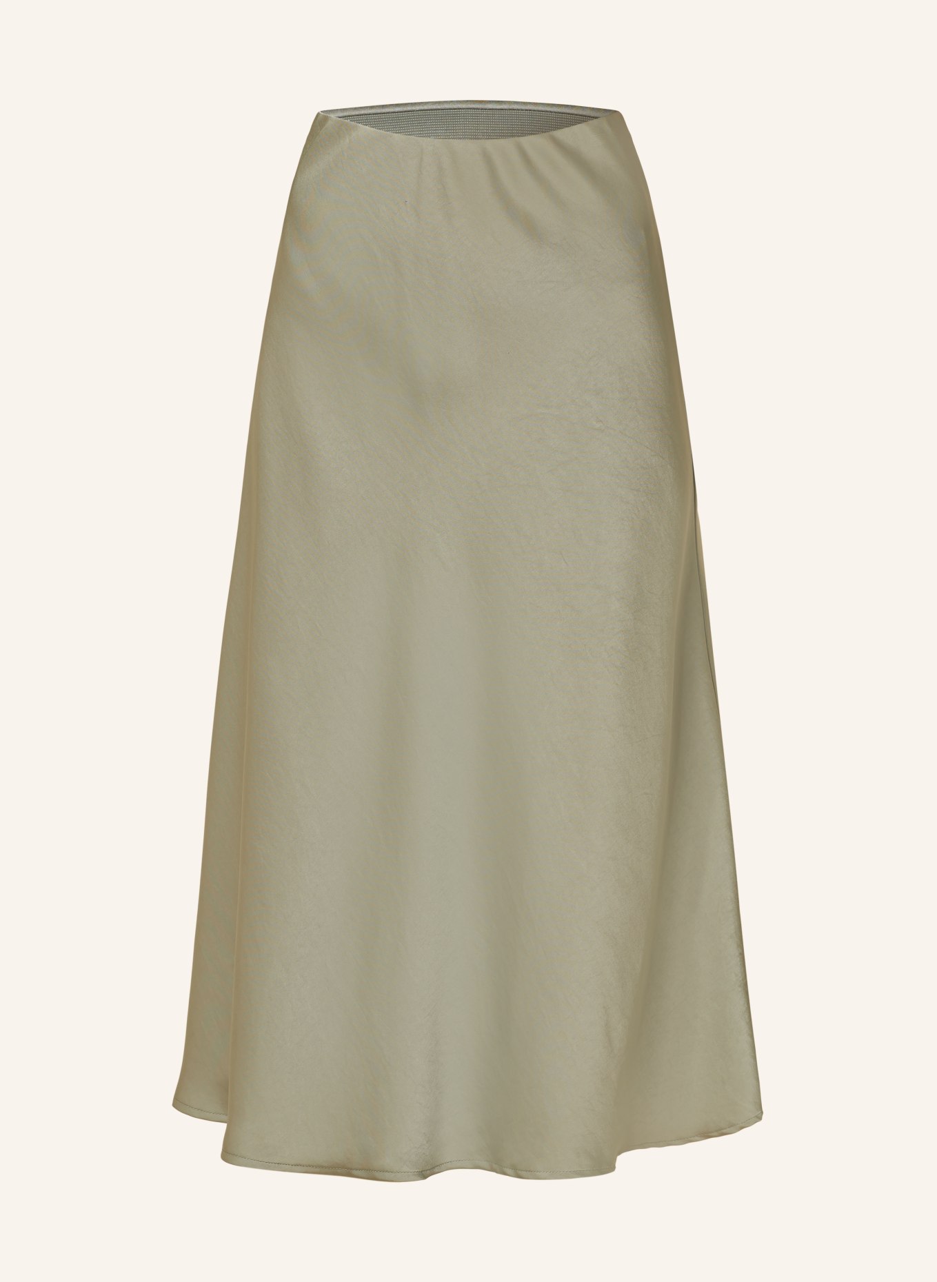 NEO NOIR Satin skirt BOVARY, Color: LIGHT GREEN (Image 1)