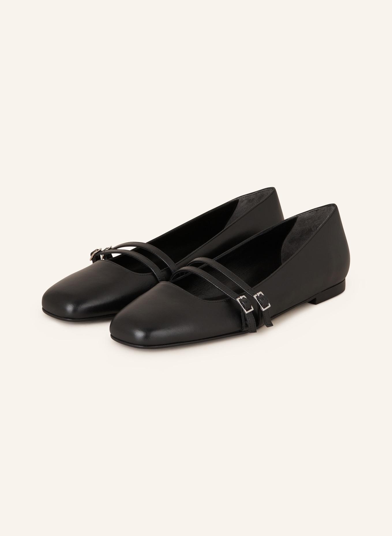 GIA BORGHINI Mary-Jane-Ballerinas FELICE, Farbe: SCHWARZ (Bild 1)