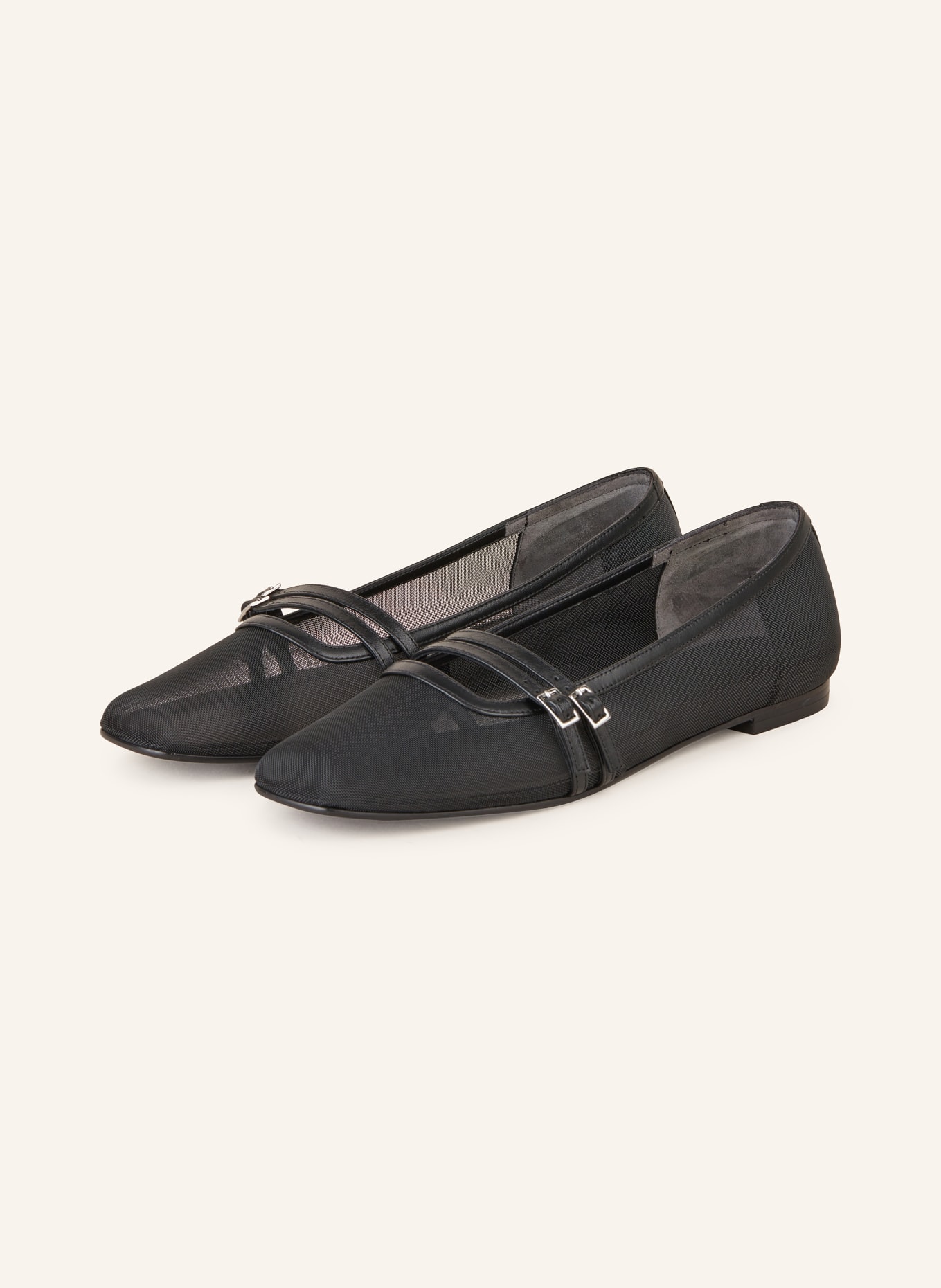 GIA BORGHINI Mary-Jane-Ballerinas FELICE, Farbe: SCHWARZ (Bild 1)