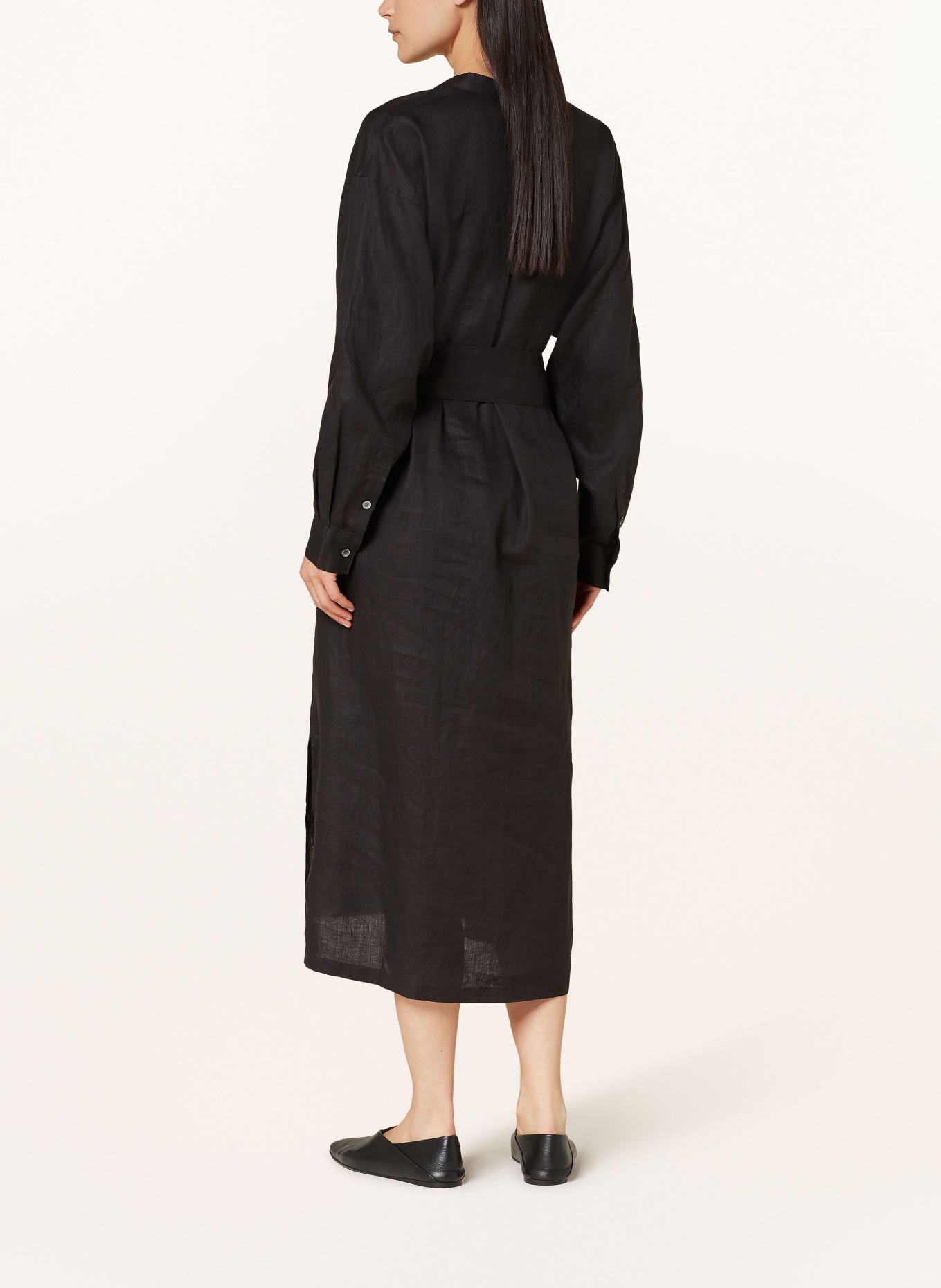 CLOSED Linen dress, Color: BLACK (Image 3)