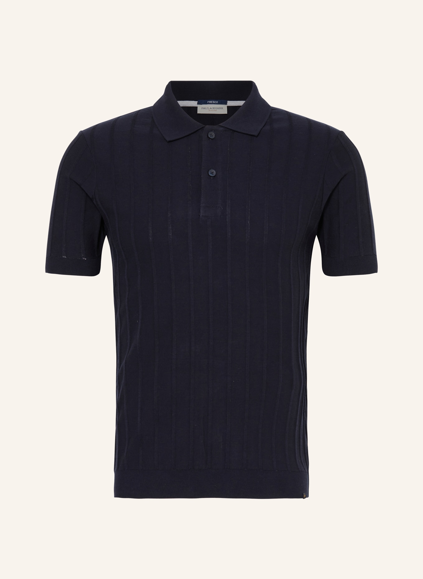PAUL & SHARK Knitted polo shirt RIVIERA, Color: DARK BLUE (Image 1)