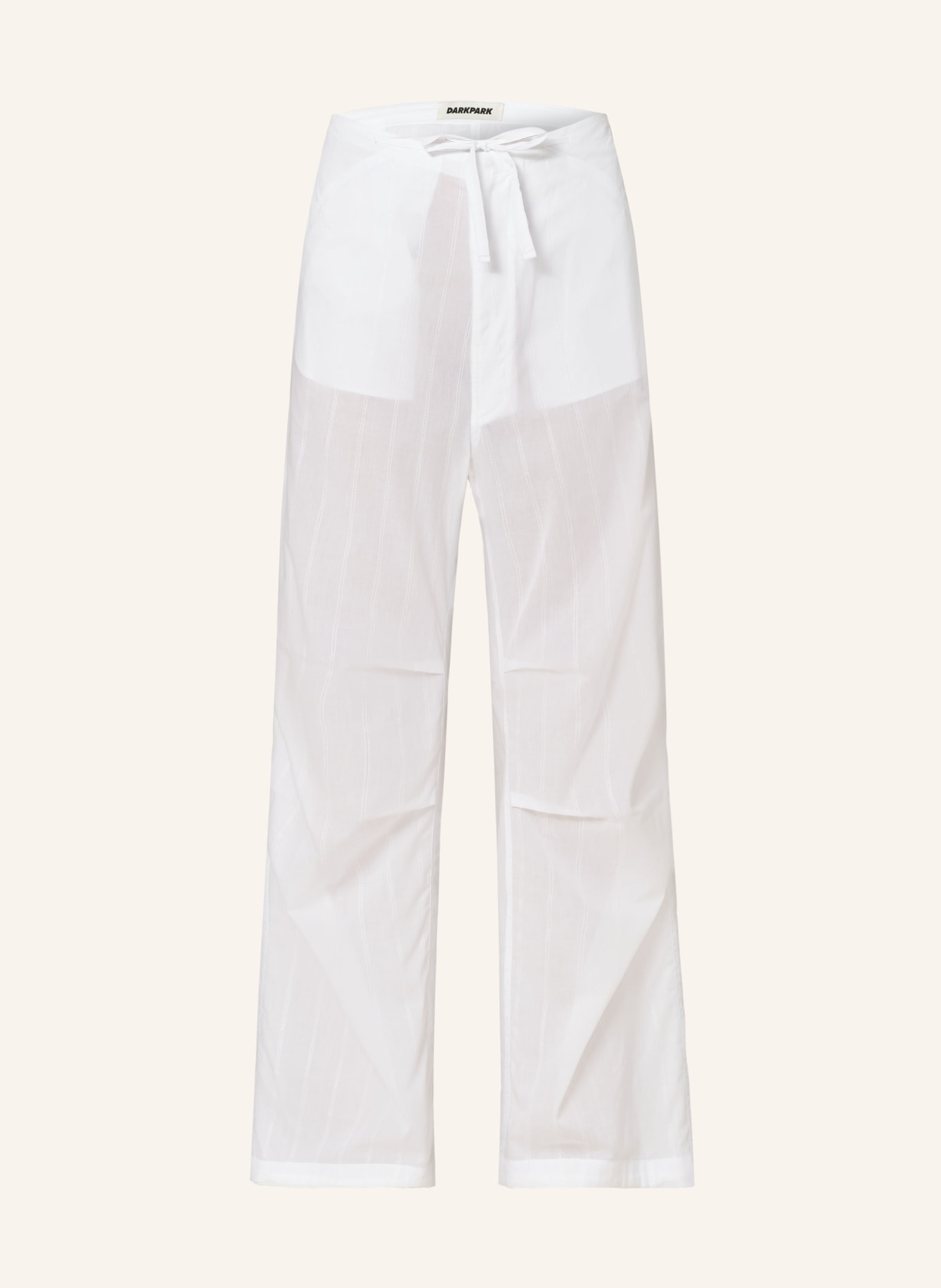 DARKPARK Trousers DAISY, Color: WHITE/ SILVER (Image 1)