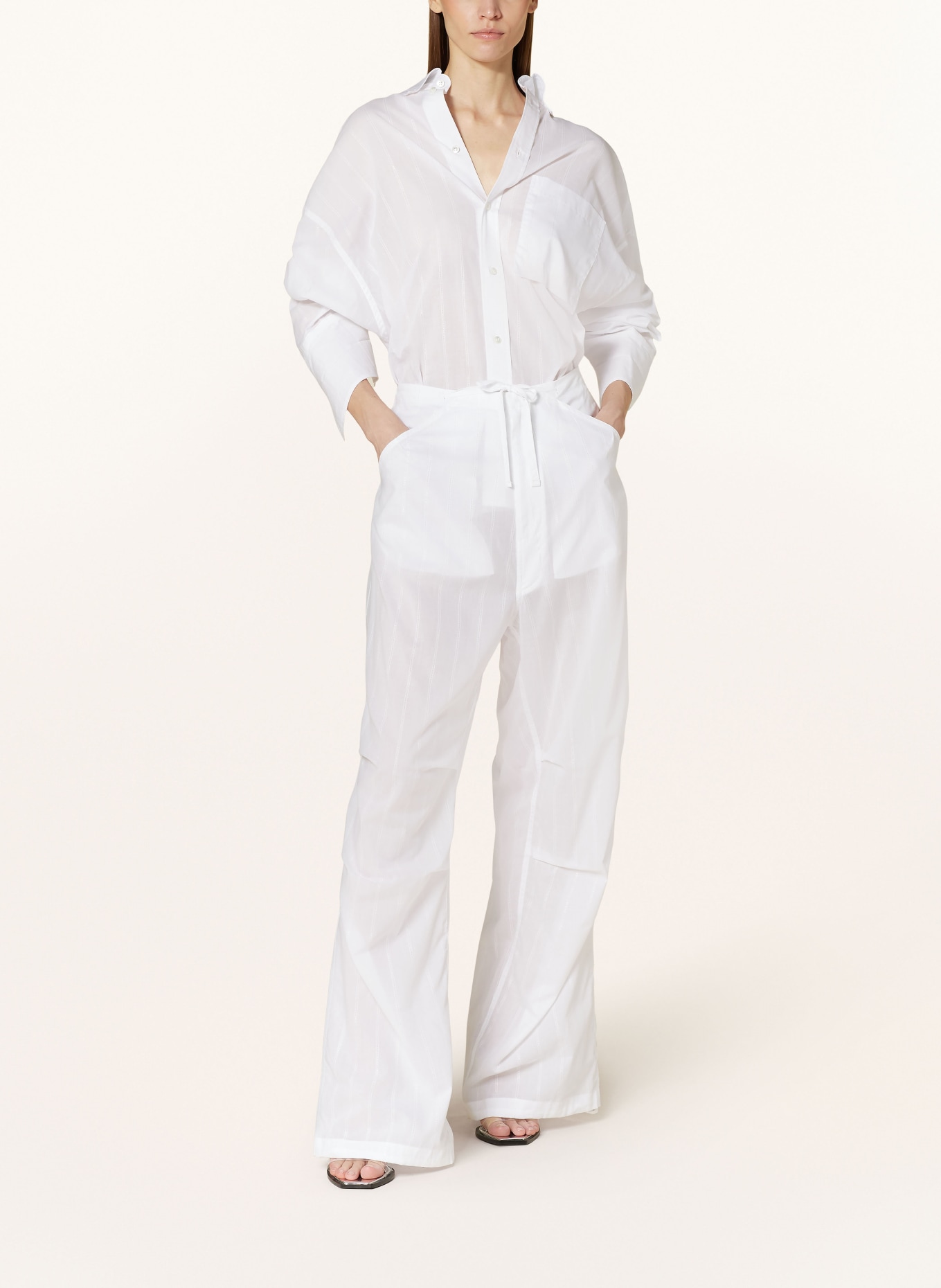 DARKPARK Trousers DAISY, Color: WHITE/ SILVER (Image 2)