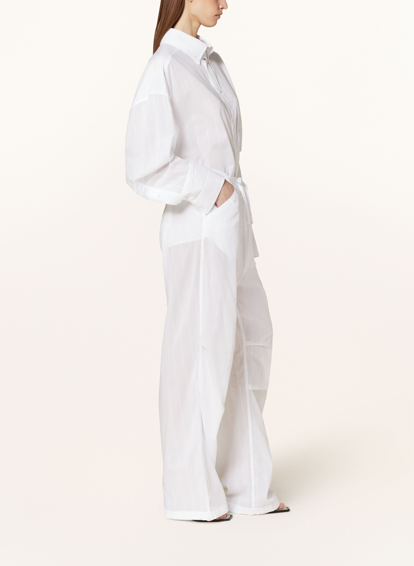 DARKPARK Trousers DAISY, Color: WHITE/ SILVER (Image 4)