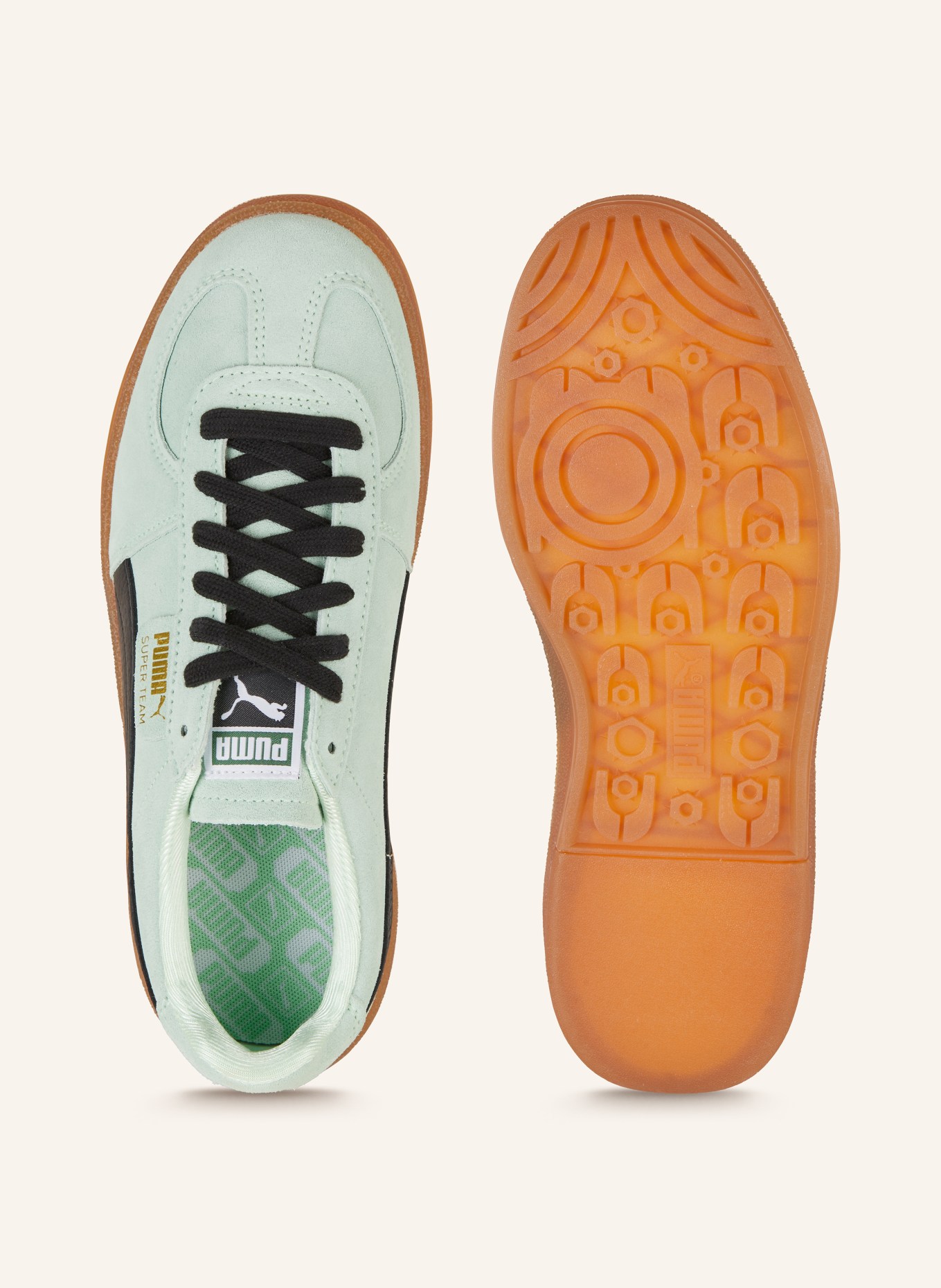 PUMA Sneakers SUPER TEAM SUEDE, Color: MINT/ WHITE (Image 5)