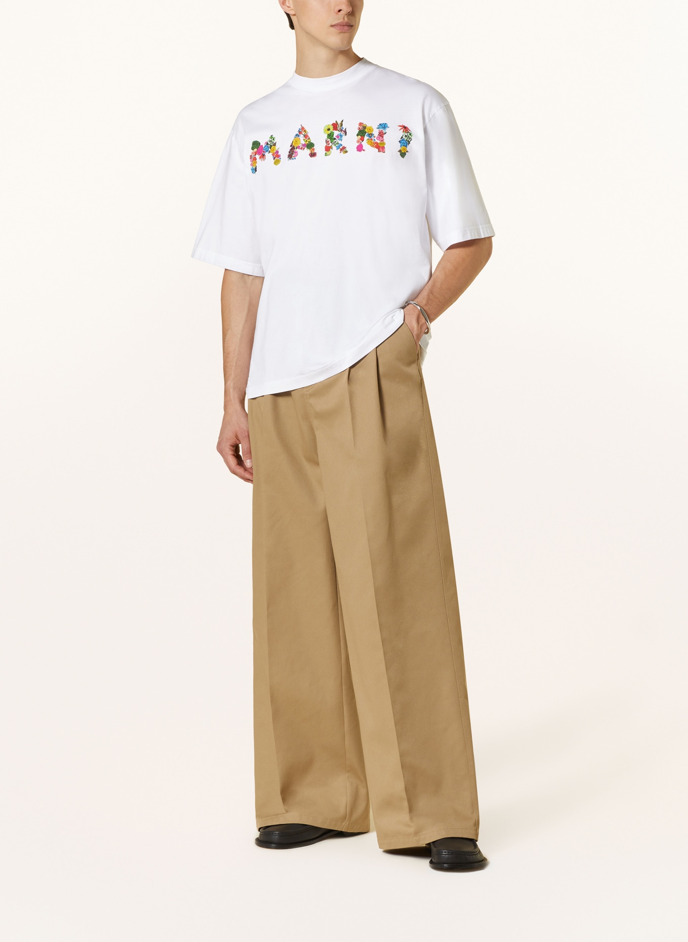 MARNI Shirt, Color: WHITE/ GREEN/ RED (Image 2)