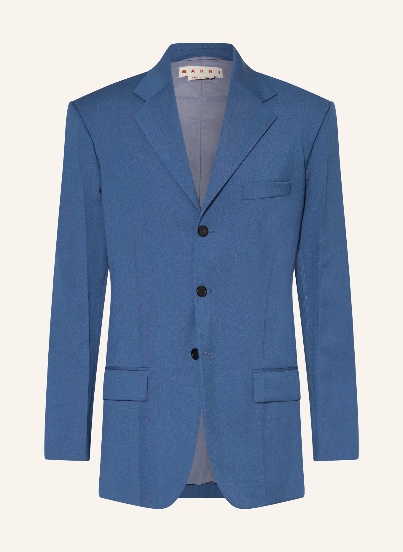 MARNI Tailored jacket regular fit with mohair, Color: 00B37 OPAL (Image 1)