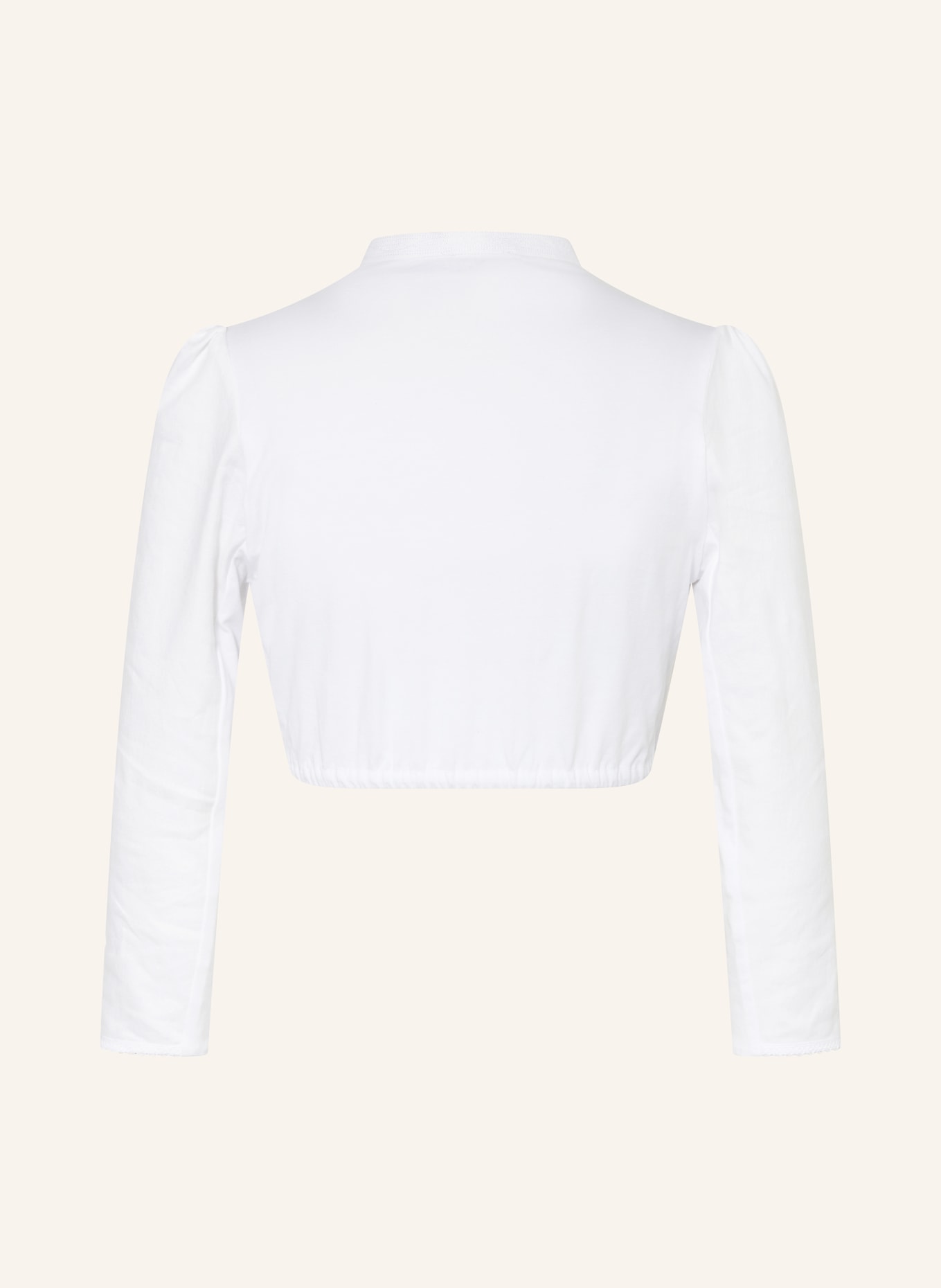 Gottseidank Dirndl blouse POMPADOUR with linen, Color: 100 reiweiß (Image 2)