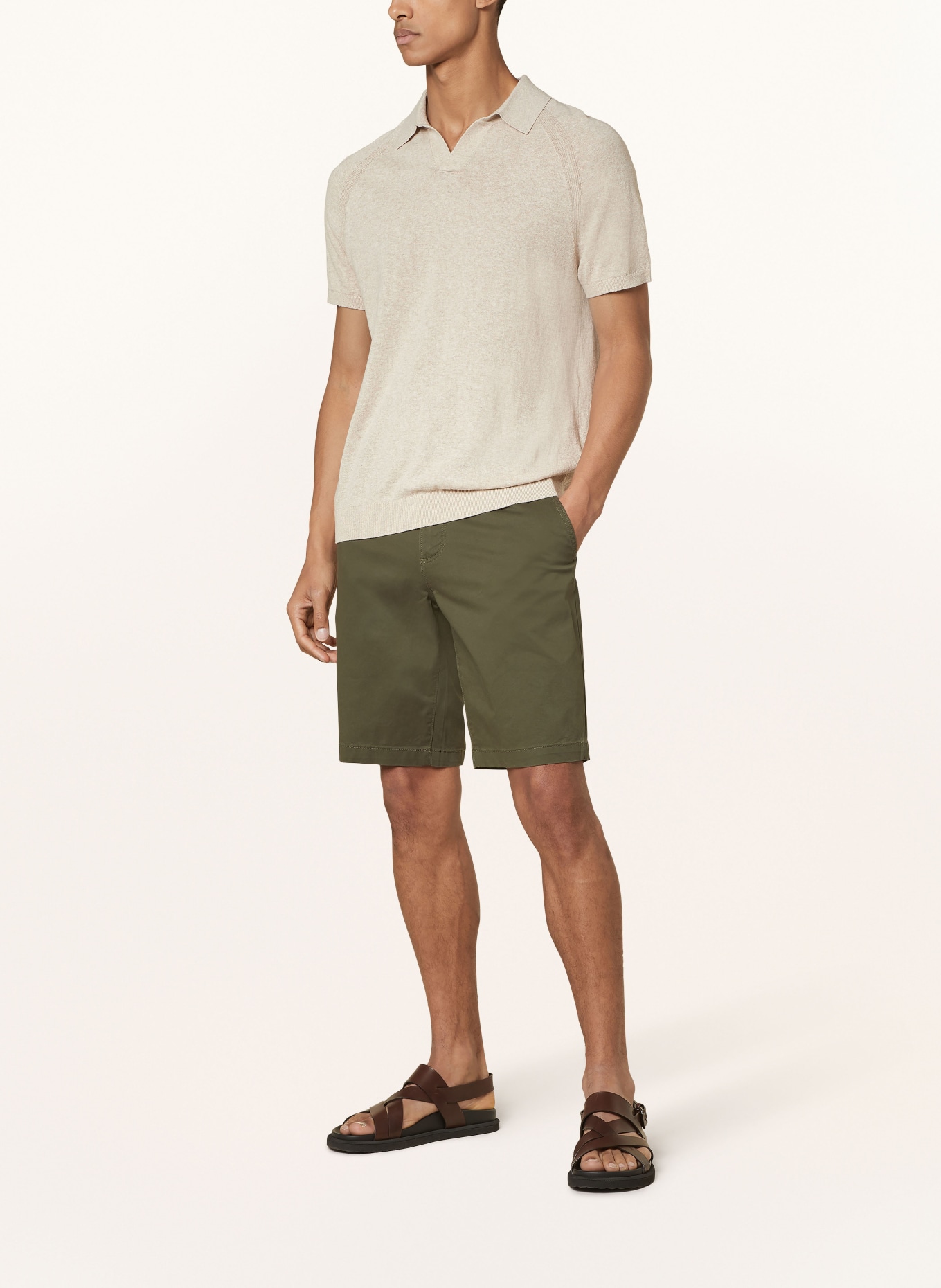 FYNCH-HATTON Shorts, Farbe: KHAKI (Bild 2)