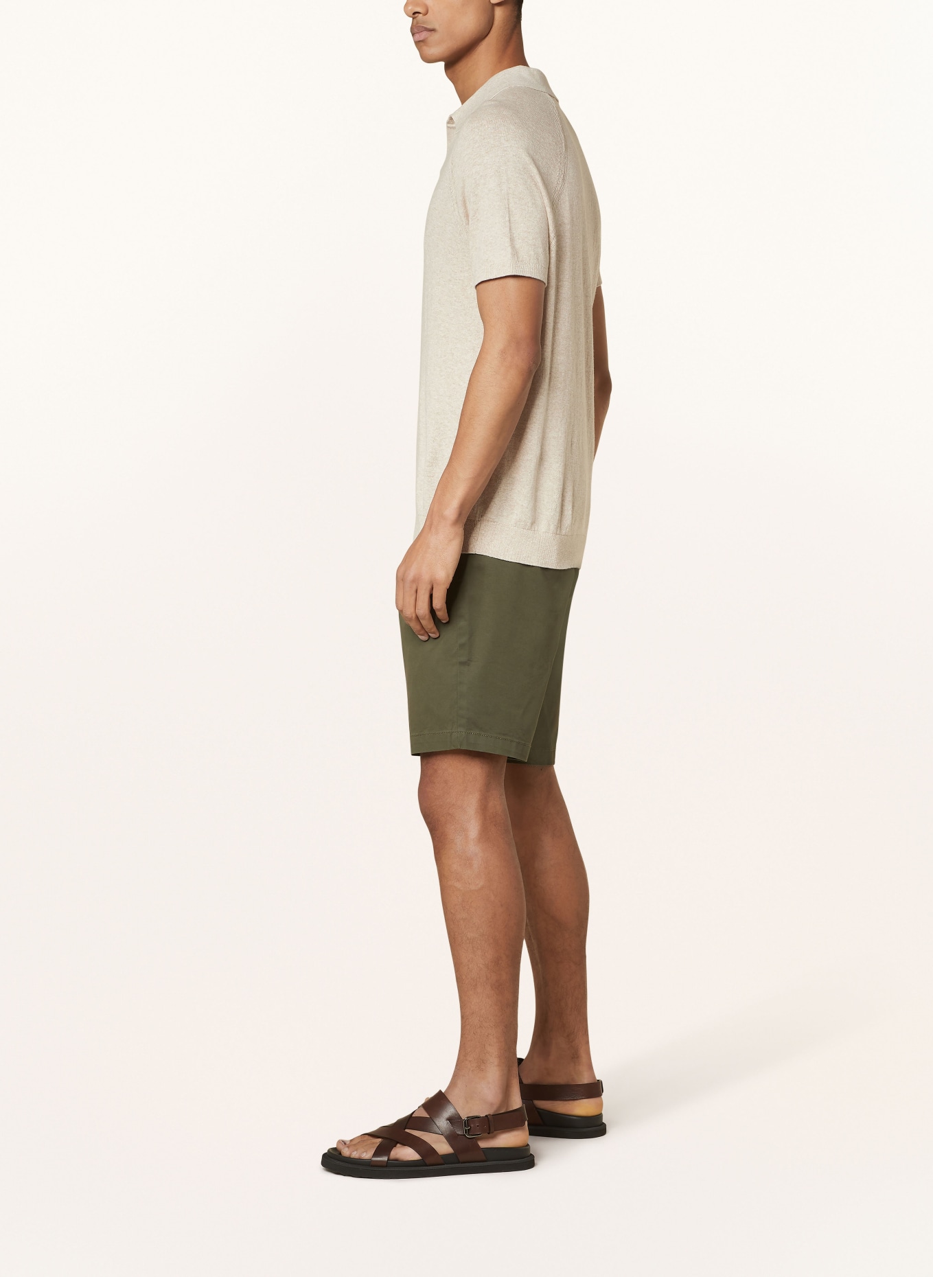 FYNCH-HATTON Shorts, Farbe: KHAKI (Bild 4)