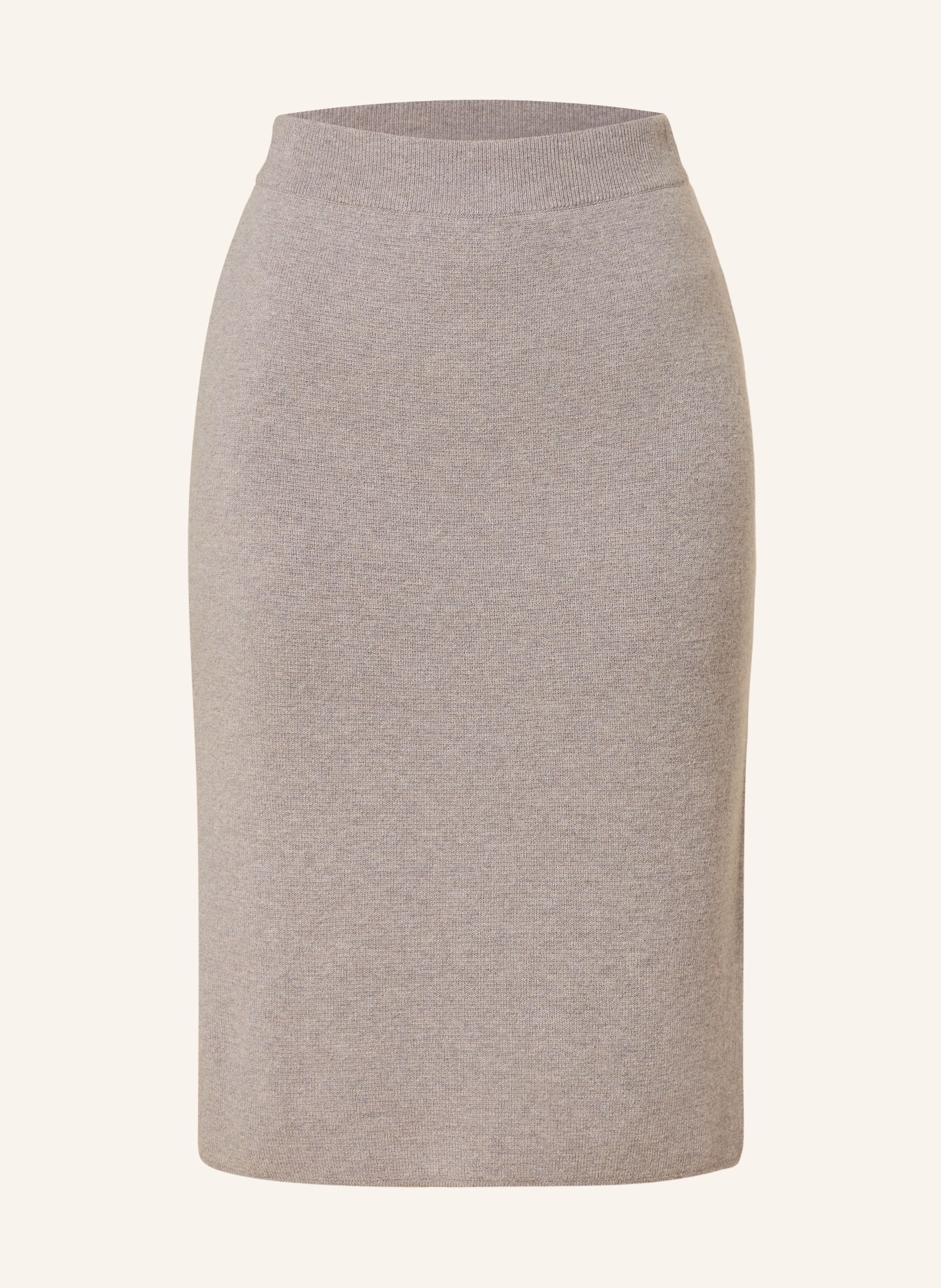 darling harbour Knit skirt with cashmere, Color: TRÜFFEL MELANGE (Image 1)