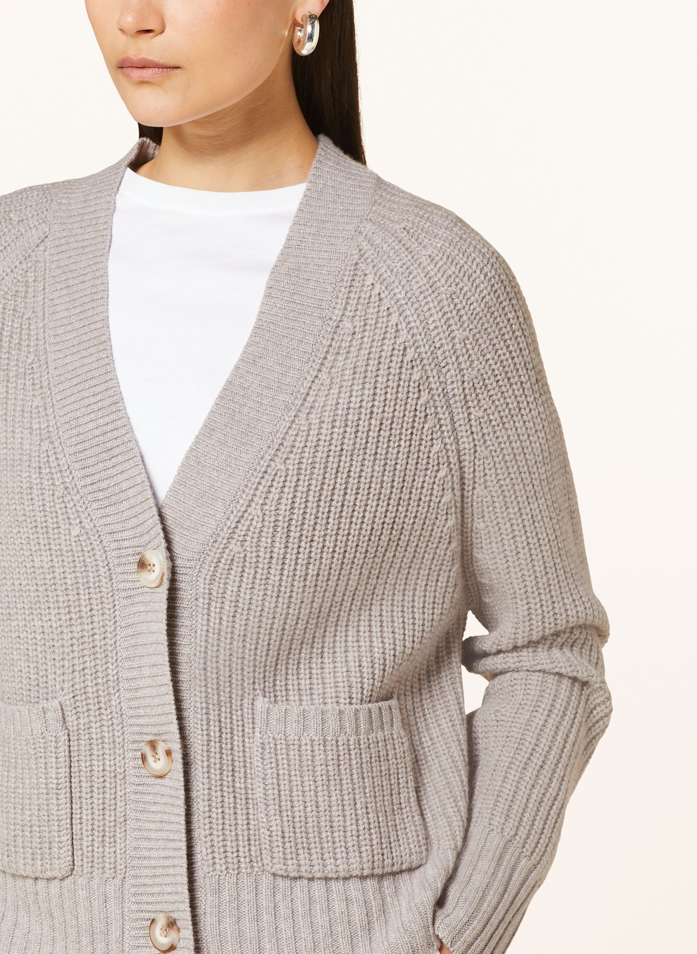 darling harbour Cardigan with glitter thread